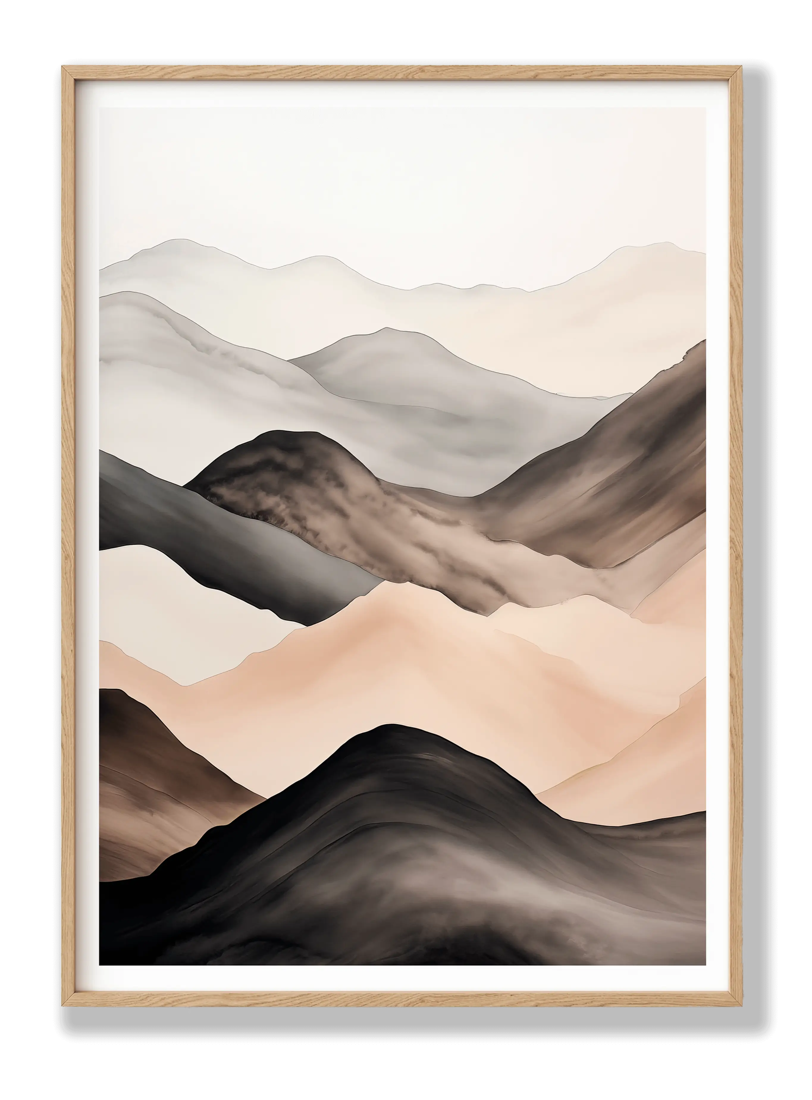 Wavy Mountains Poster