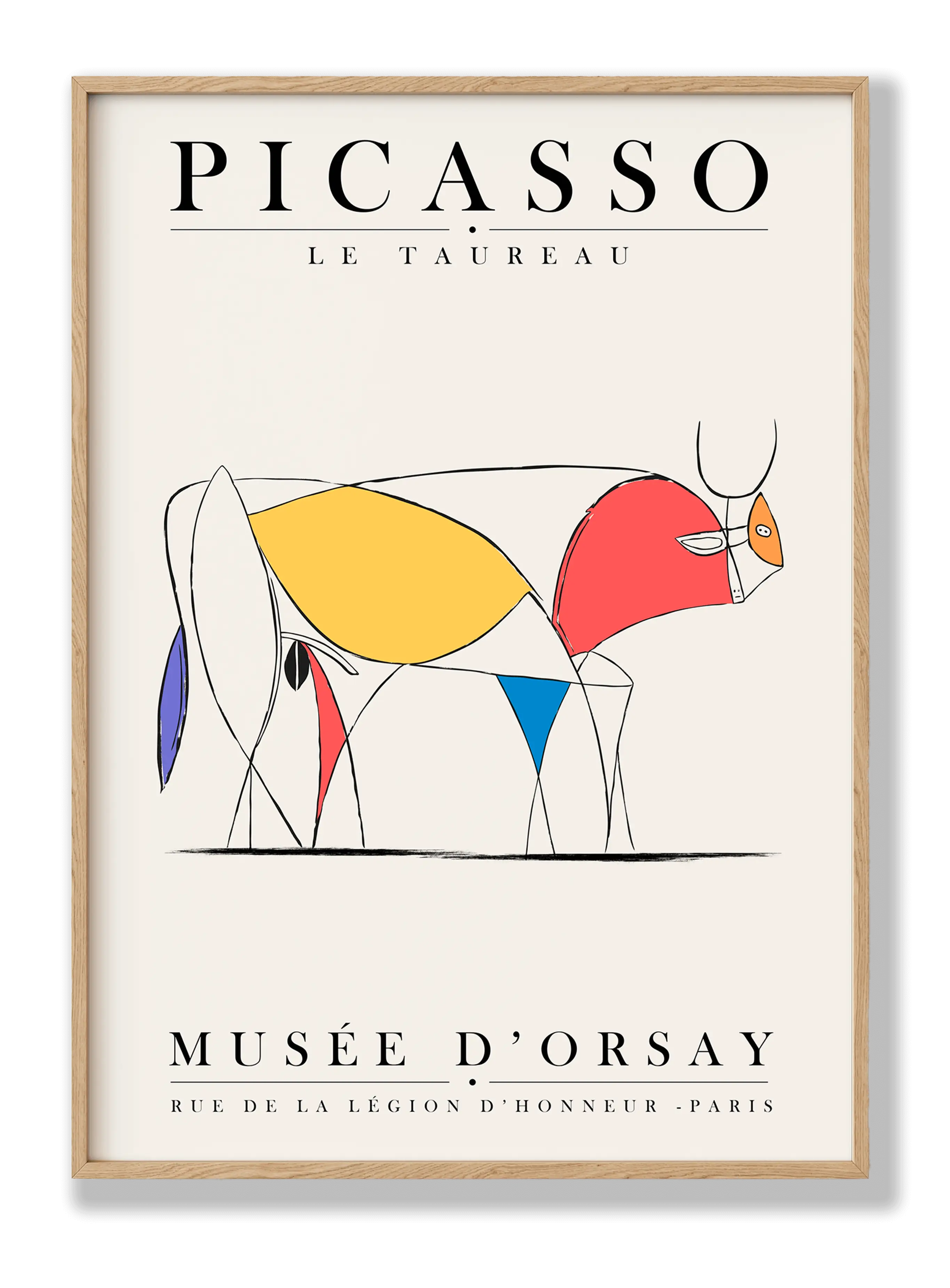 Picasso - The Bull Poster