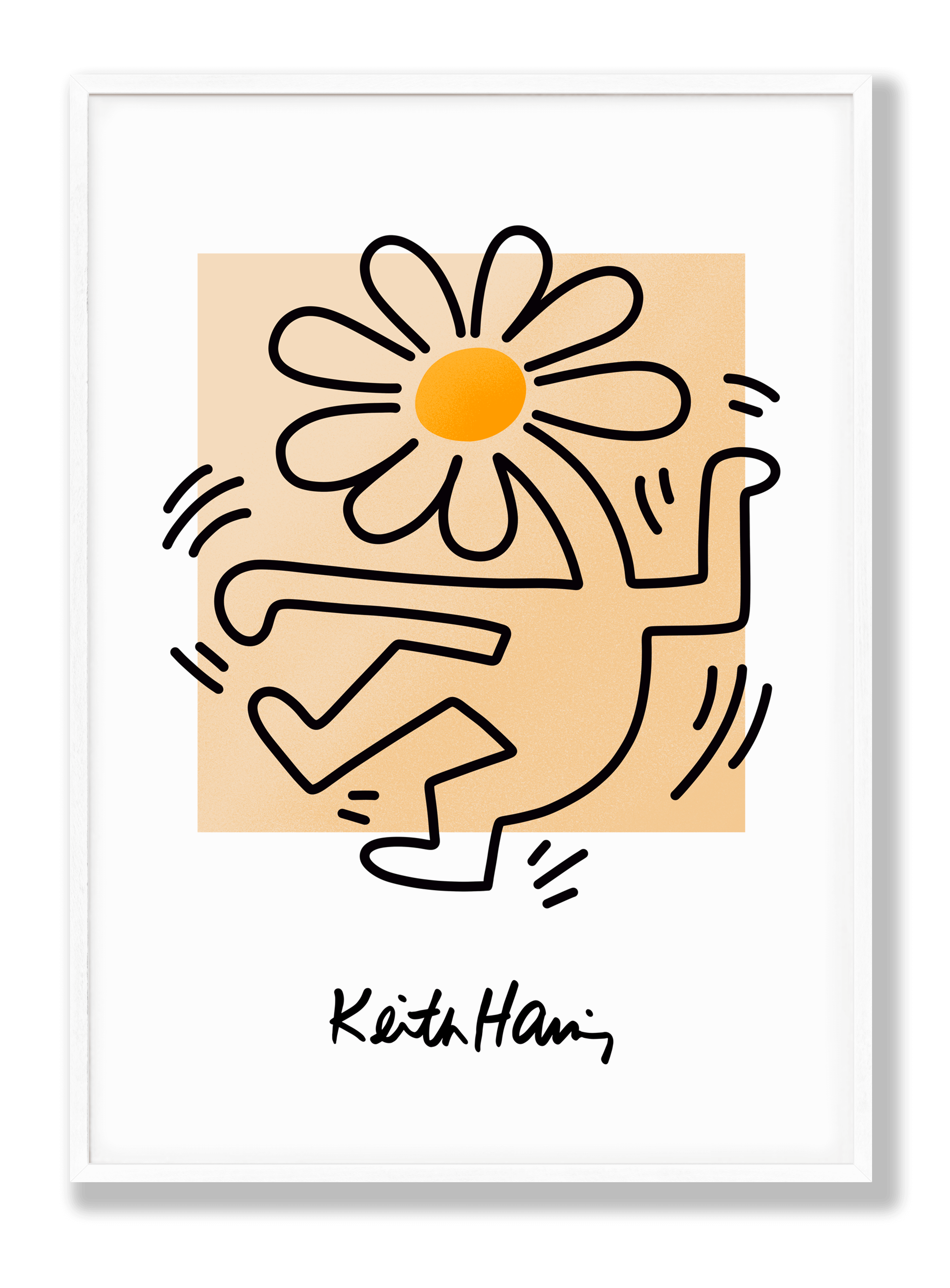 Keith Haring - Flower Head