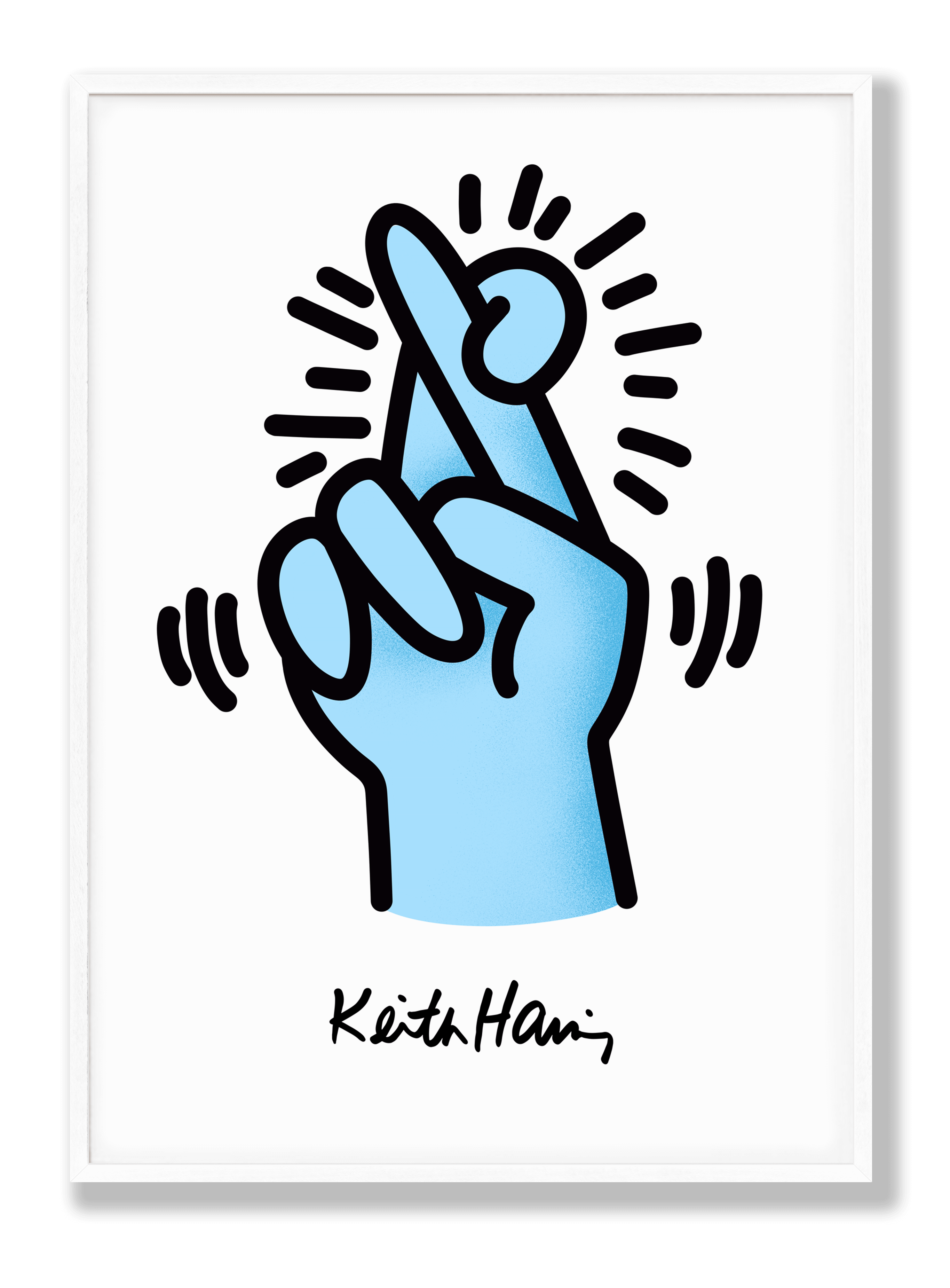 Keith Haring - Fingers Crossed