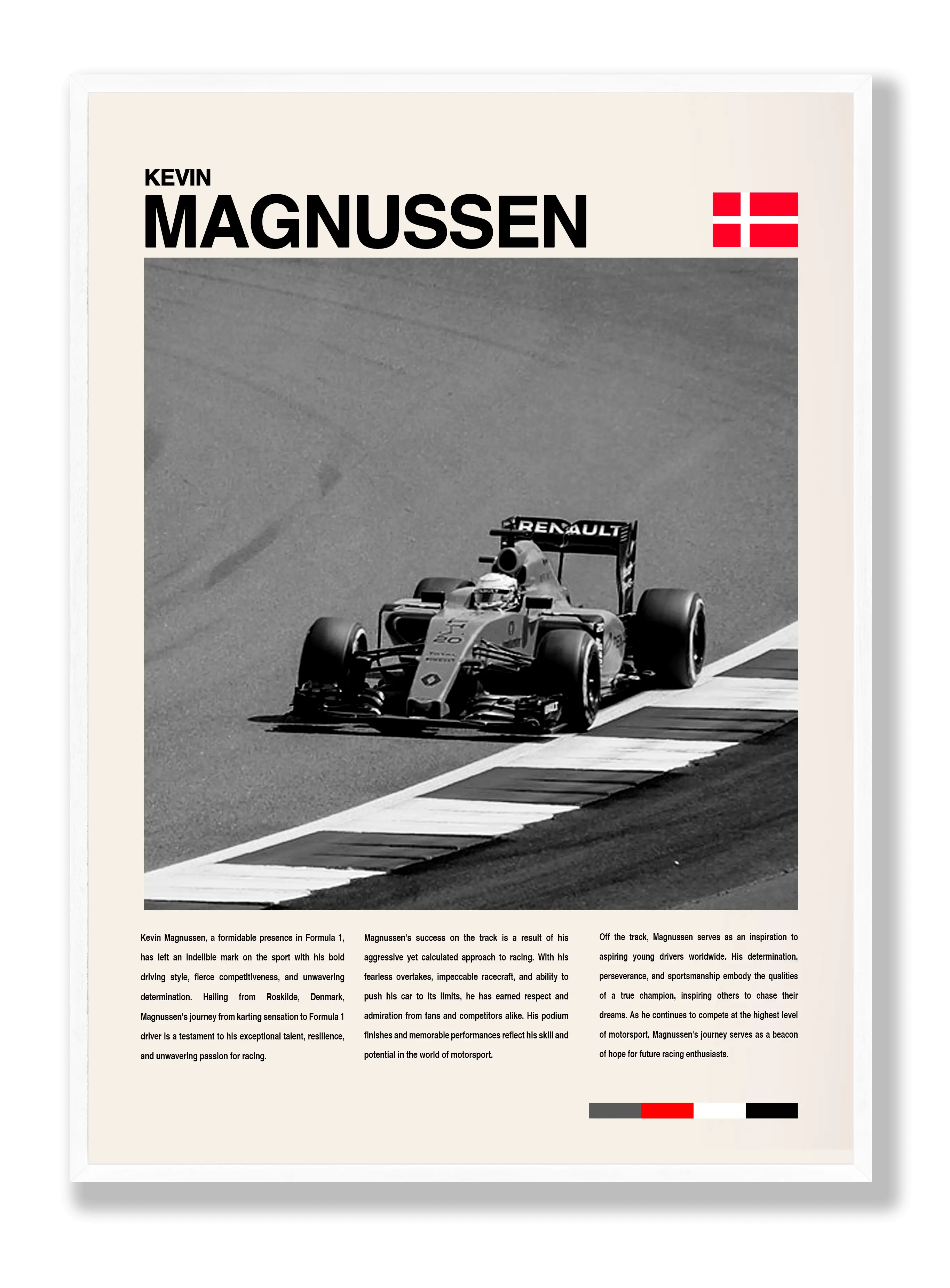 Kevin Magnussen Poster