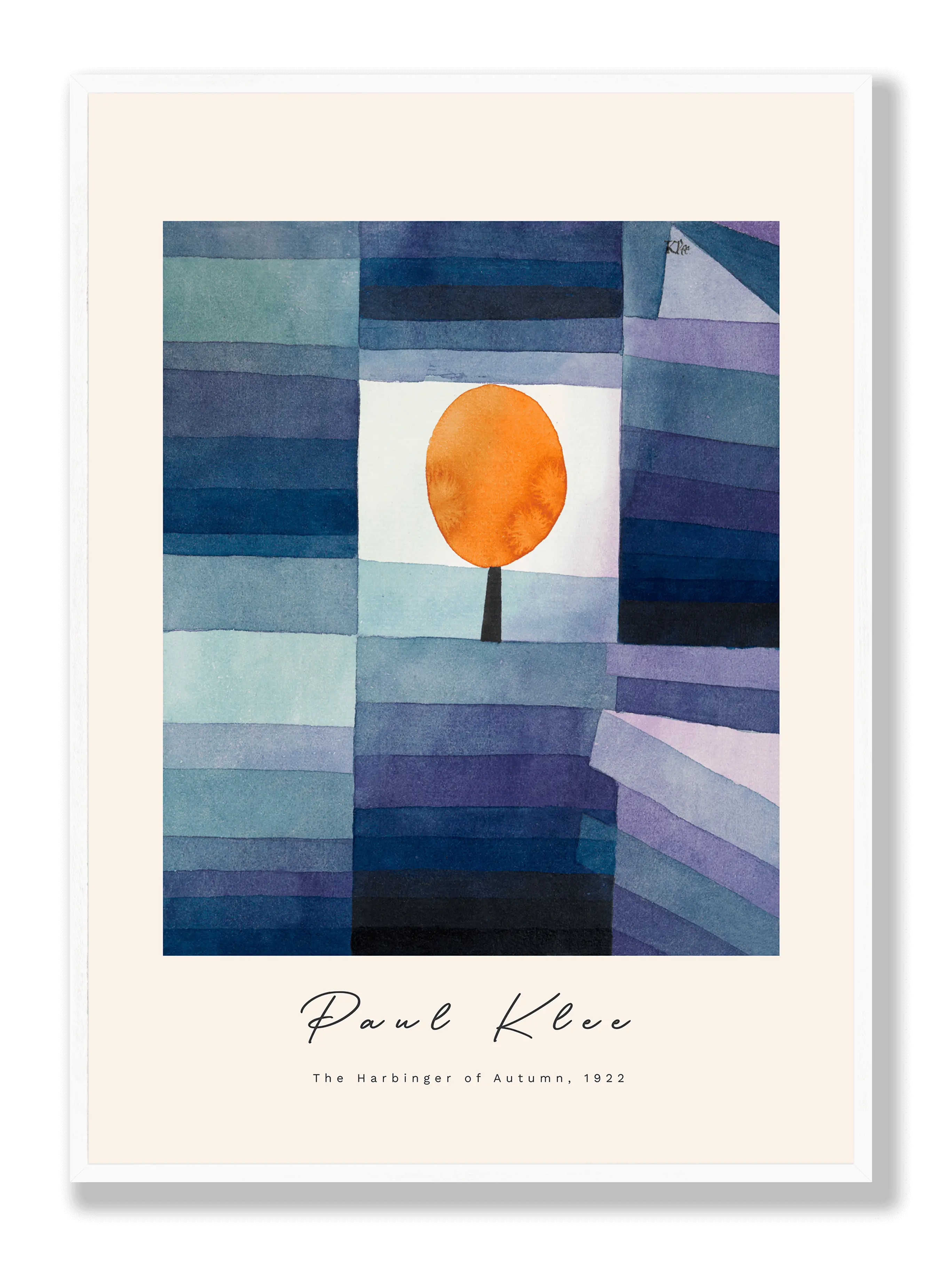 Paul Klee - The Harbinger Of Autumn Poster