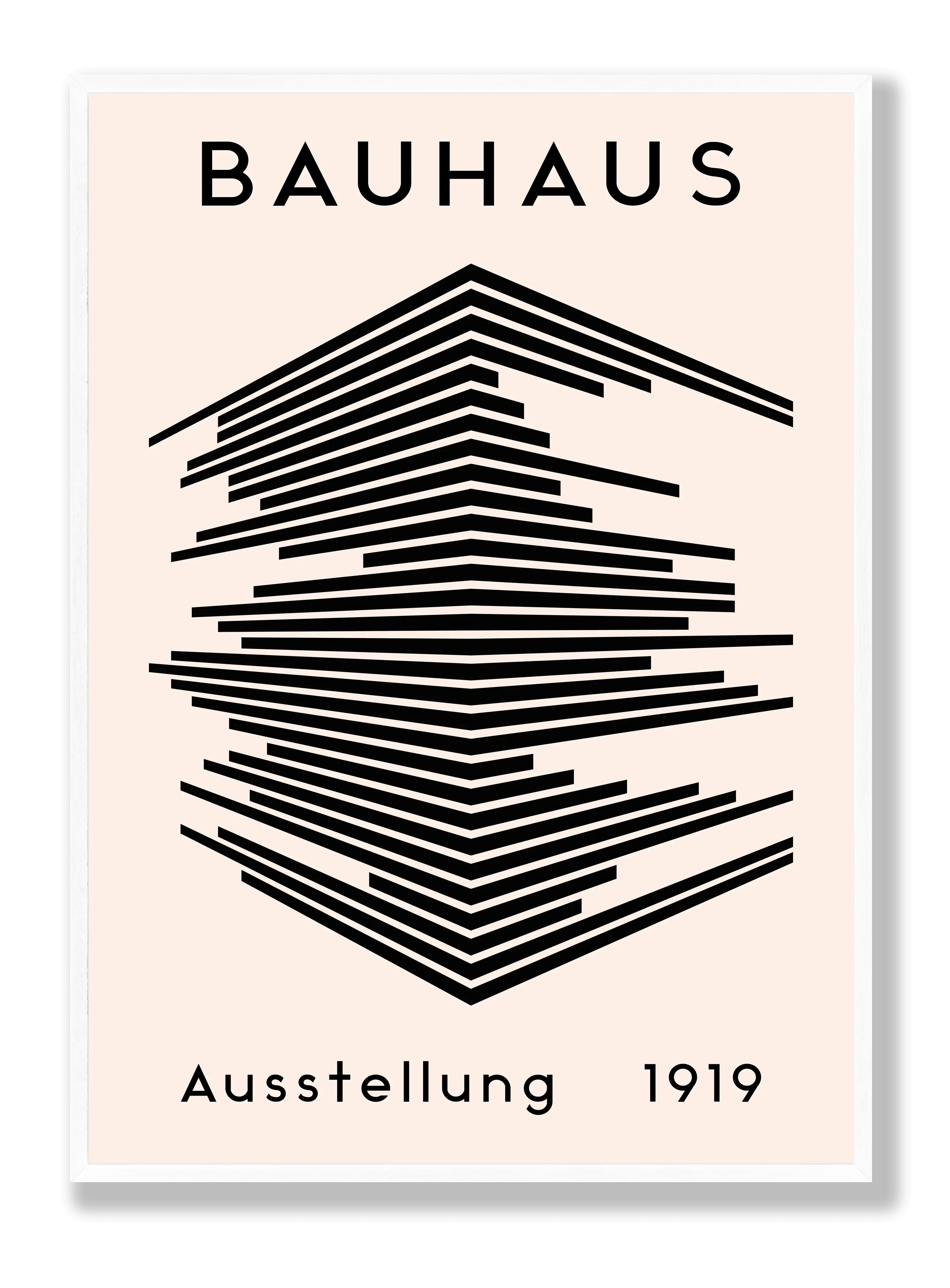 Bauhaus 1919 Stripes Poster