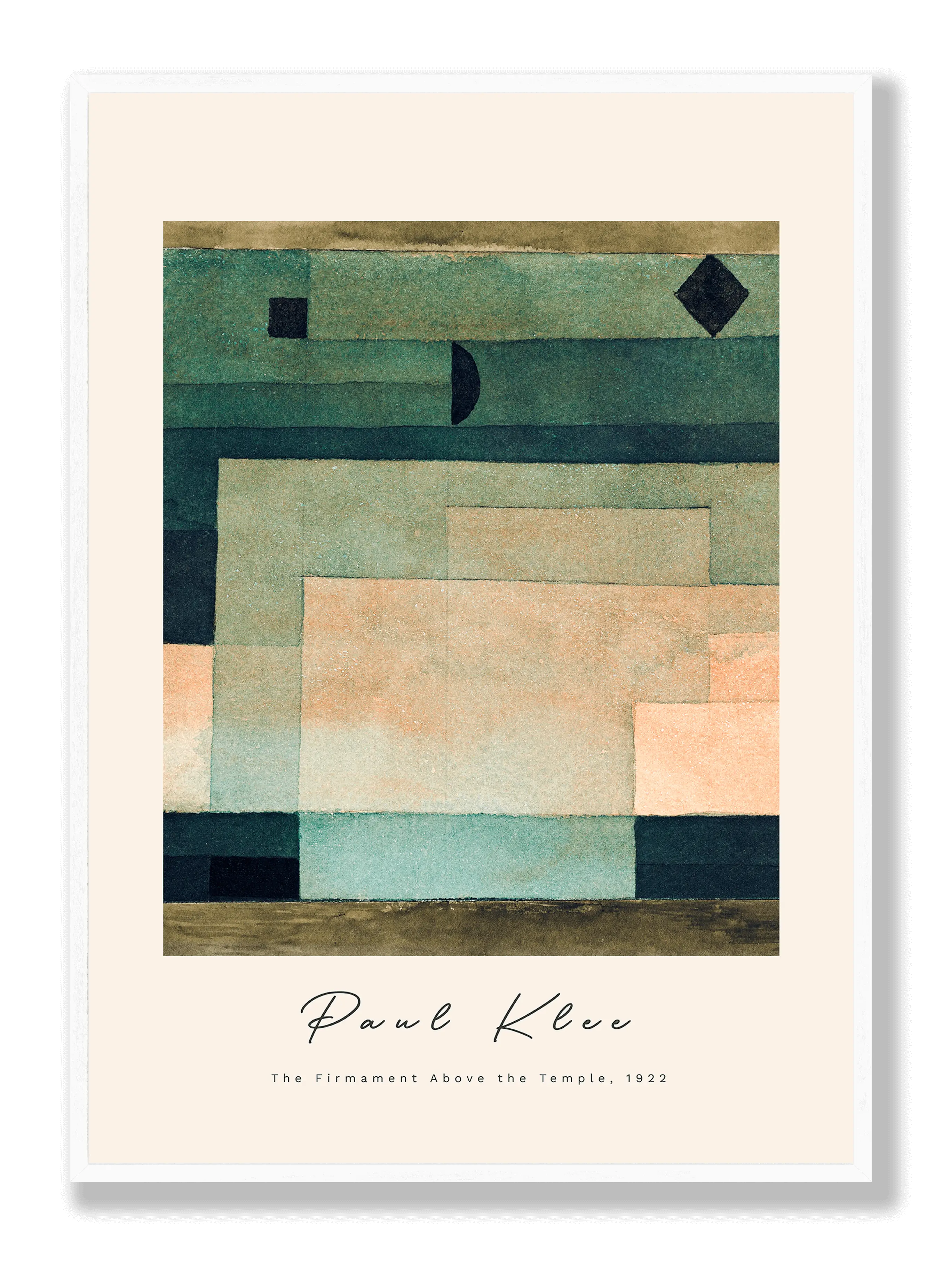 Paul Klee - The Firmament Above The Temple Poster