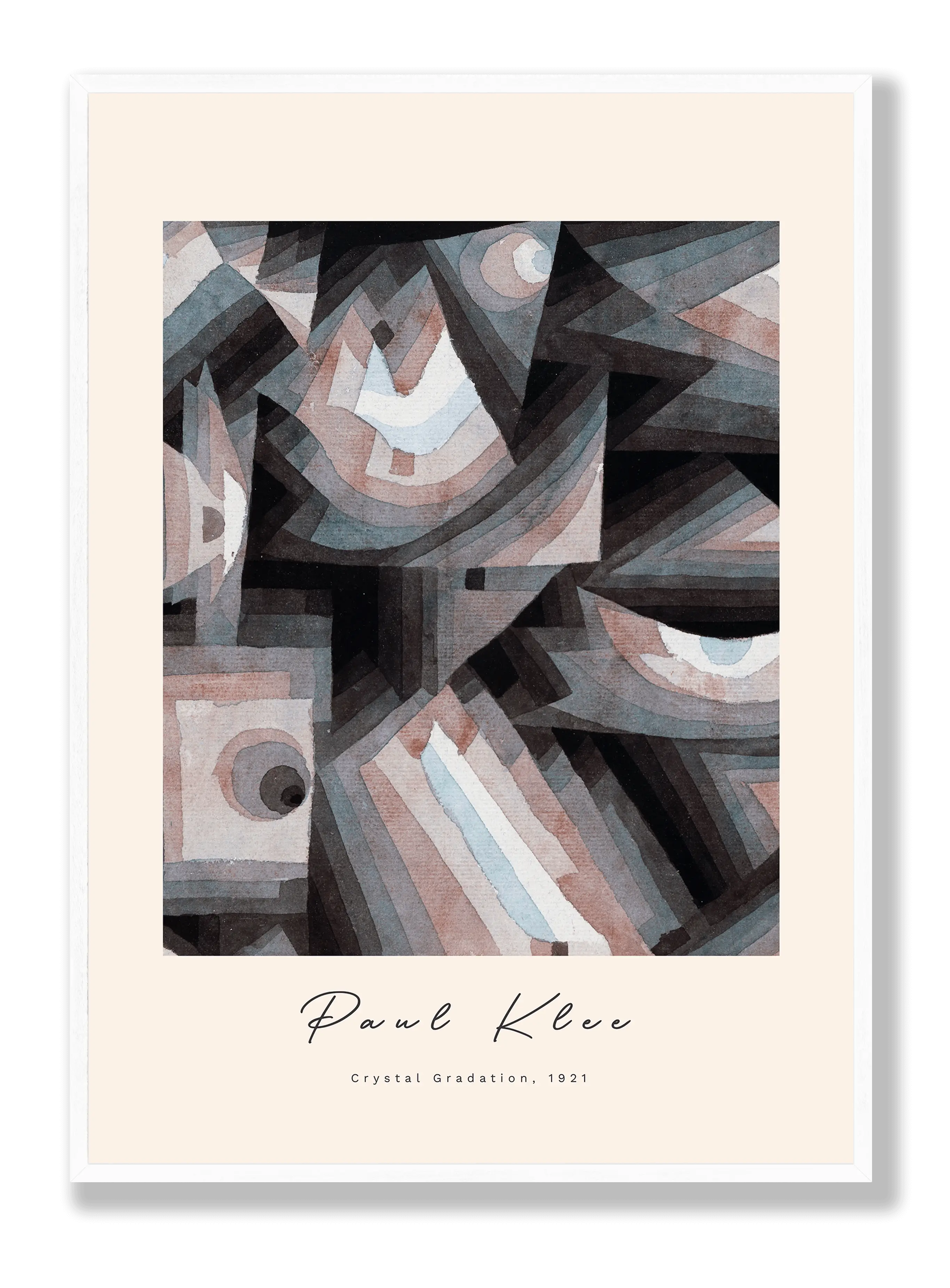 Paul Klee - Crystal Gradation Poster