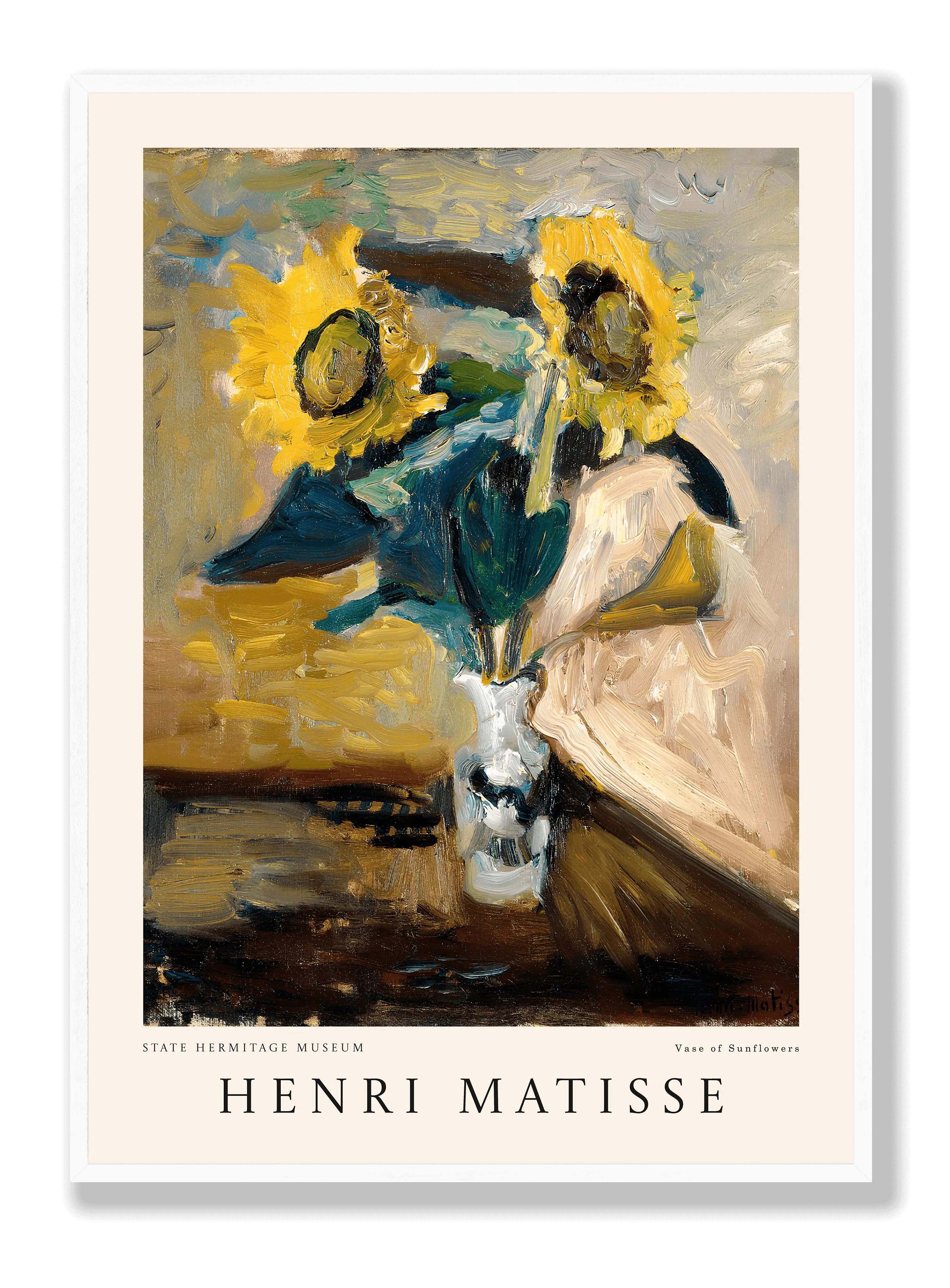 Henri Matisse - Vase Of Sunflowers Poster