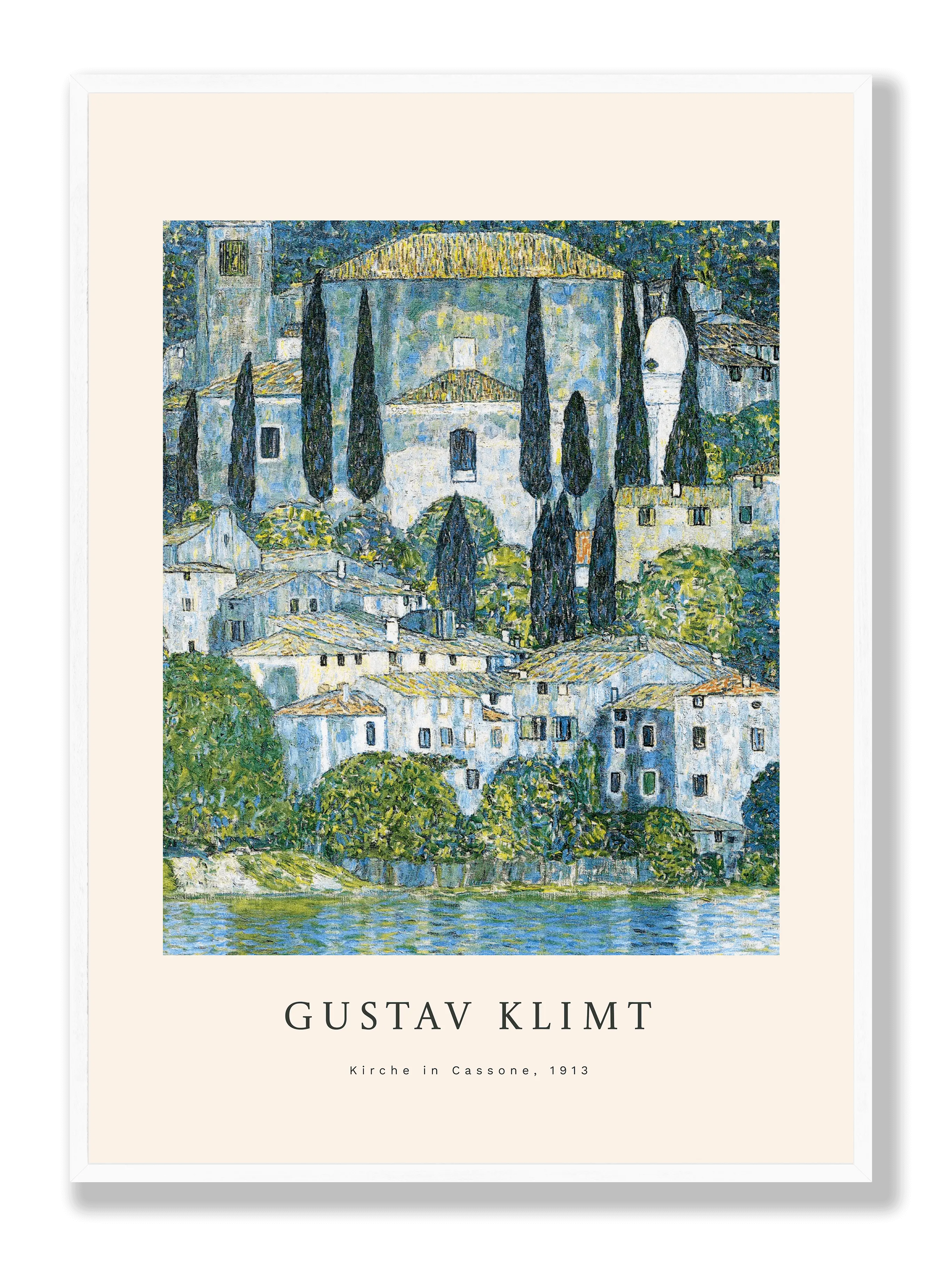 Gustav Klimt - Kirche In Cassone Poster