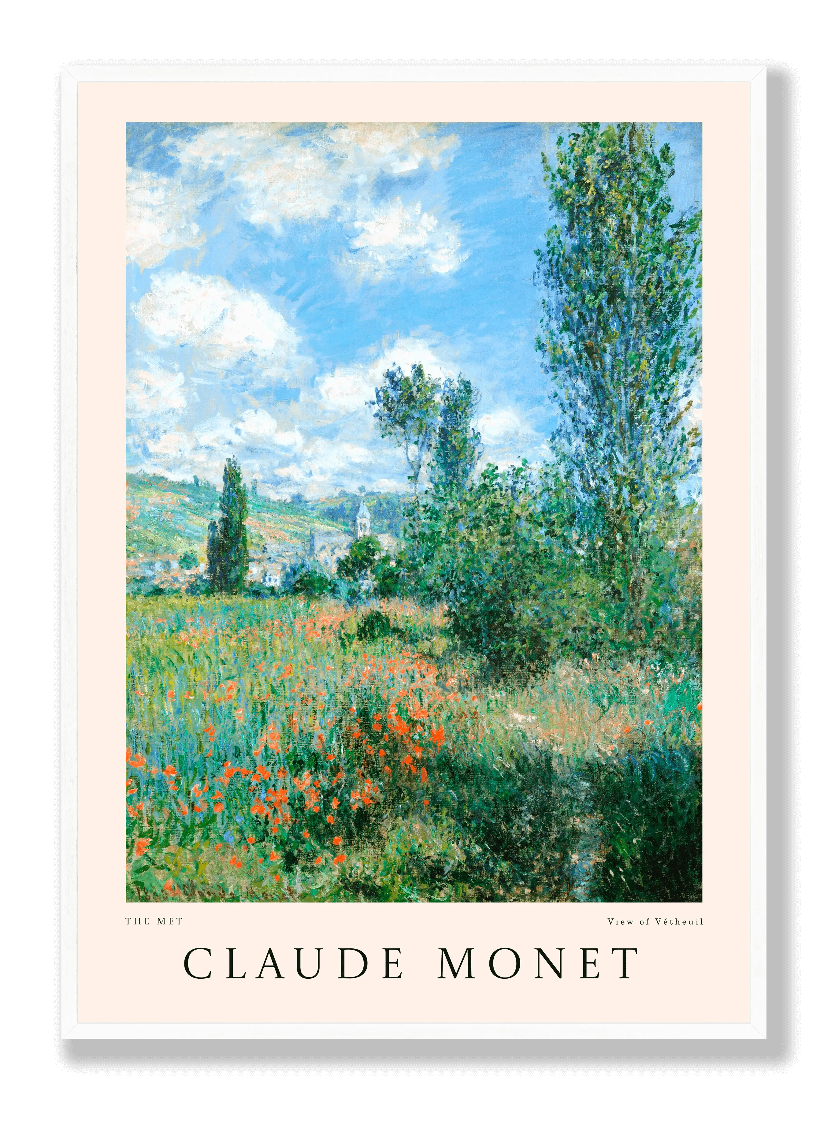 Claude Monet - View Of Vétheuil Poster