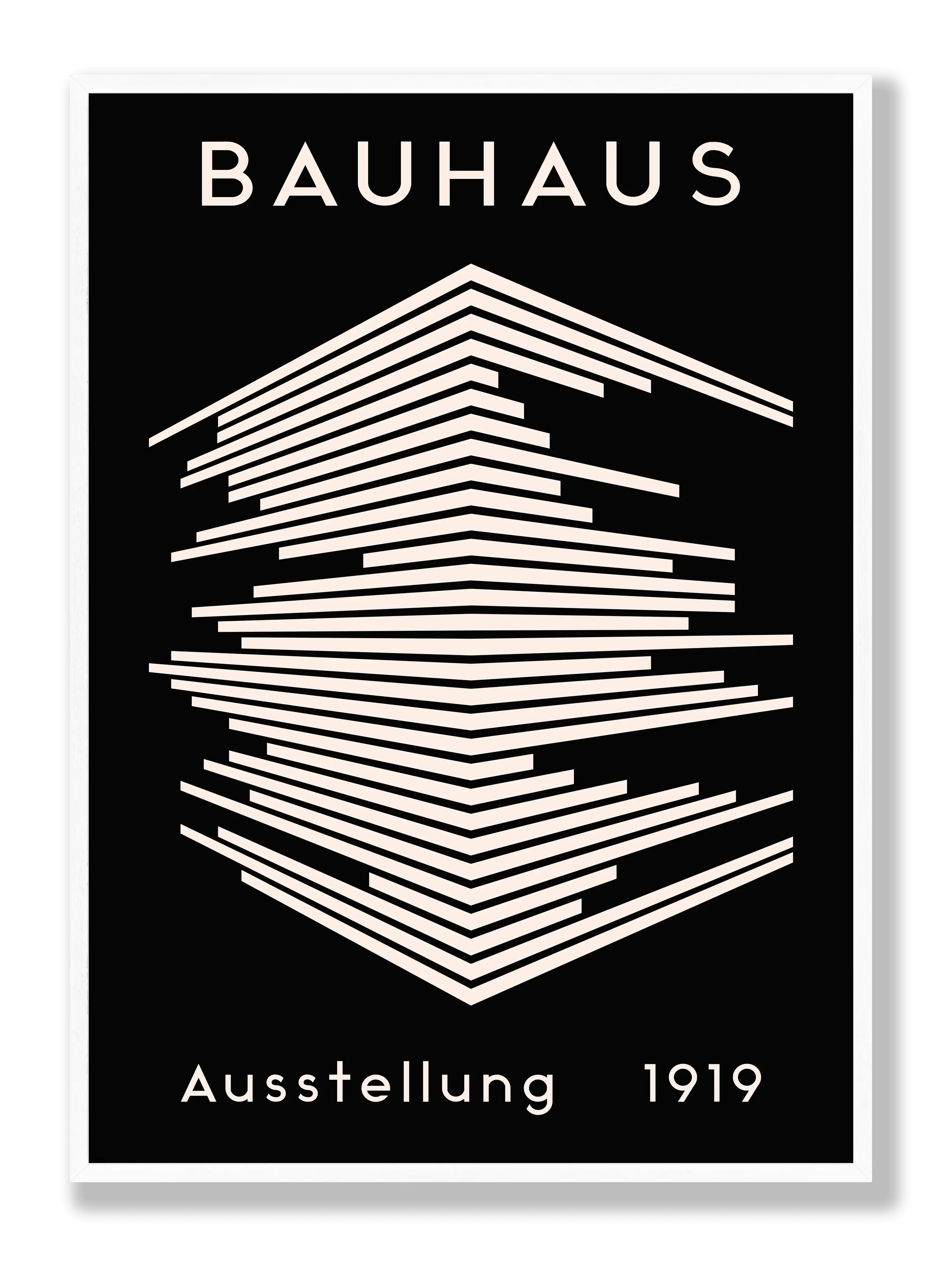 Bauhaus 1919 Black Stripes Poster