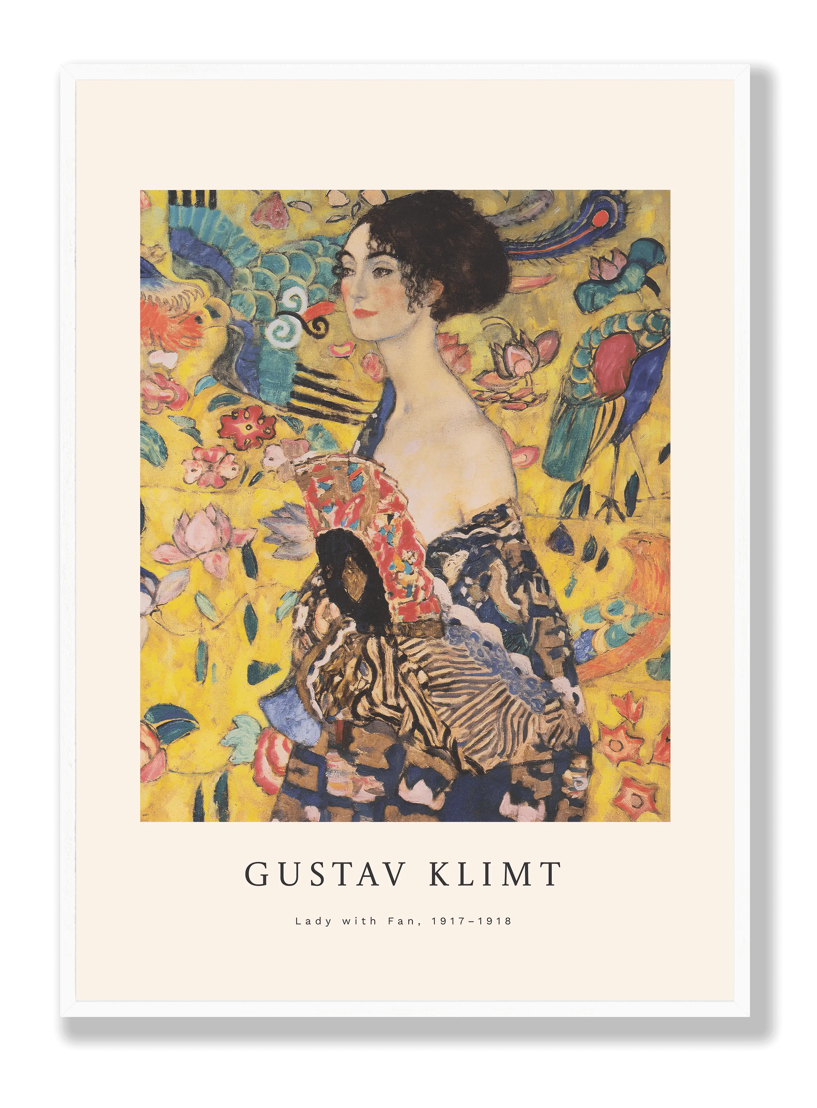 Gustav Klimt - Lady With Fan Poster