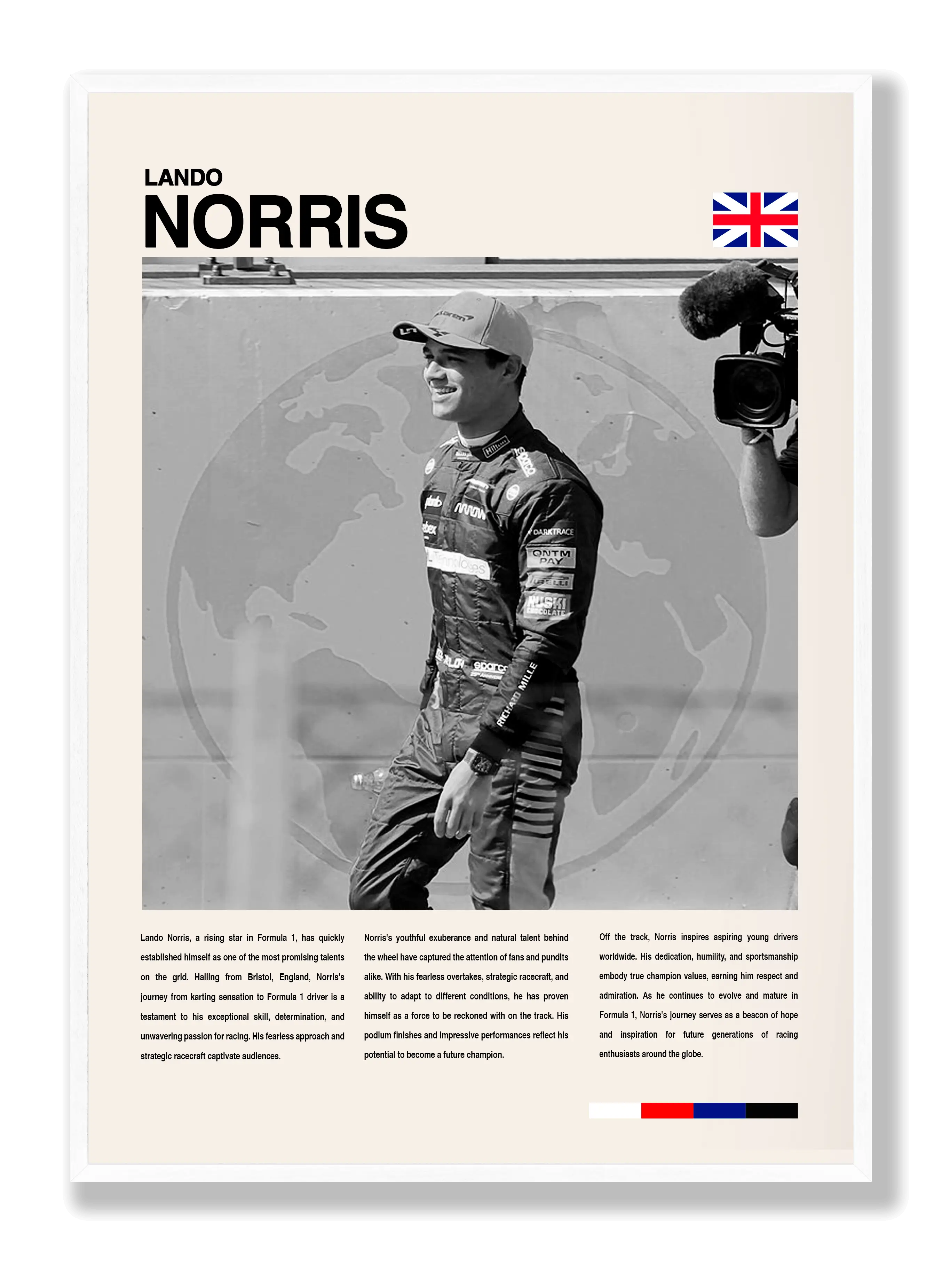 Lando Norris Poster