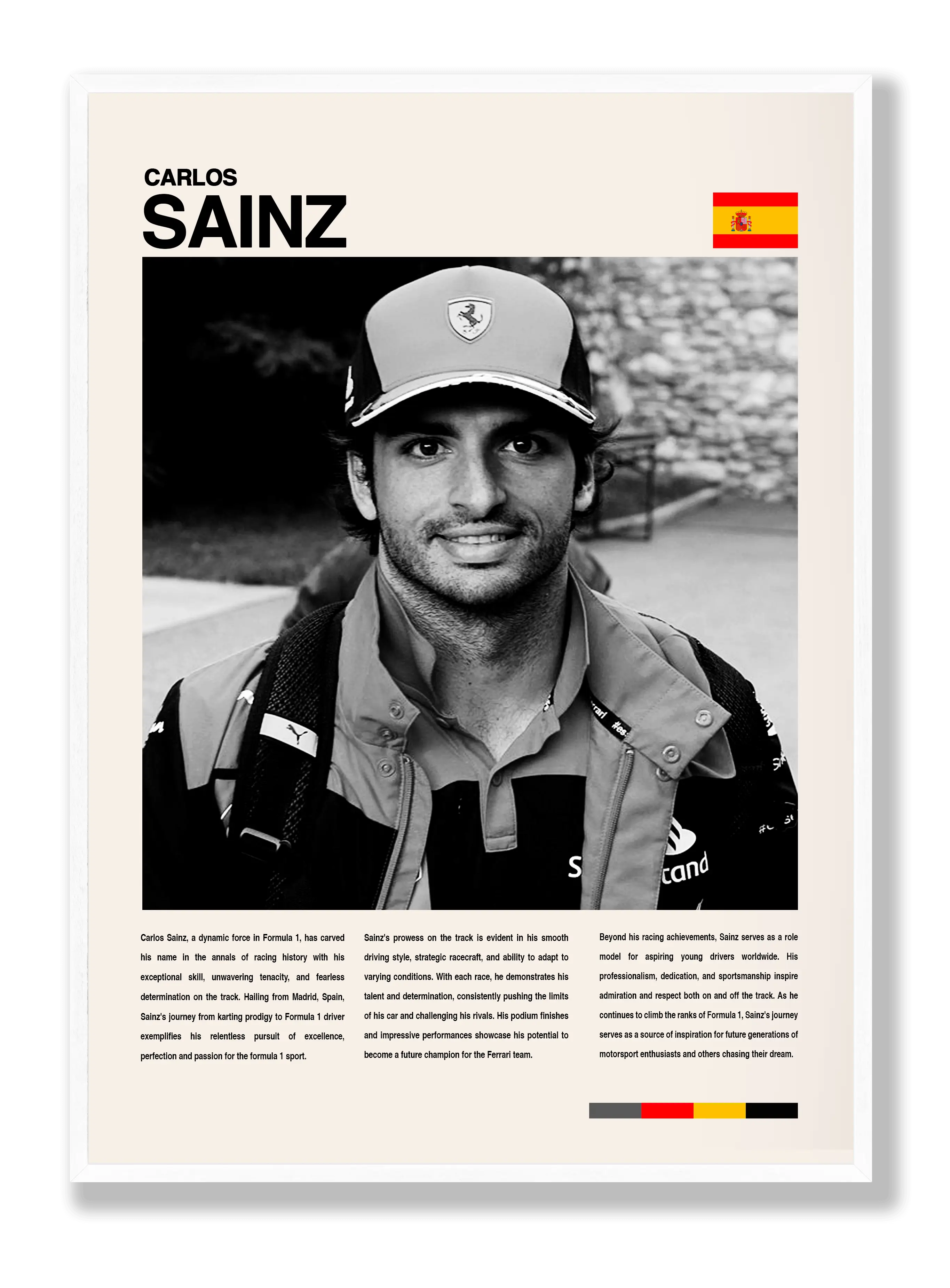 Carlos Sainz Poster