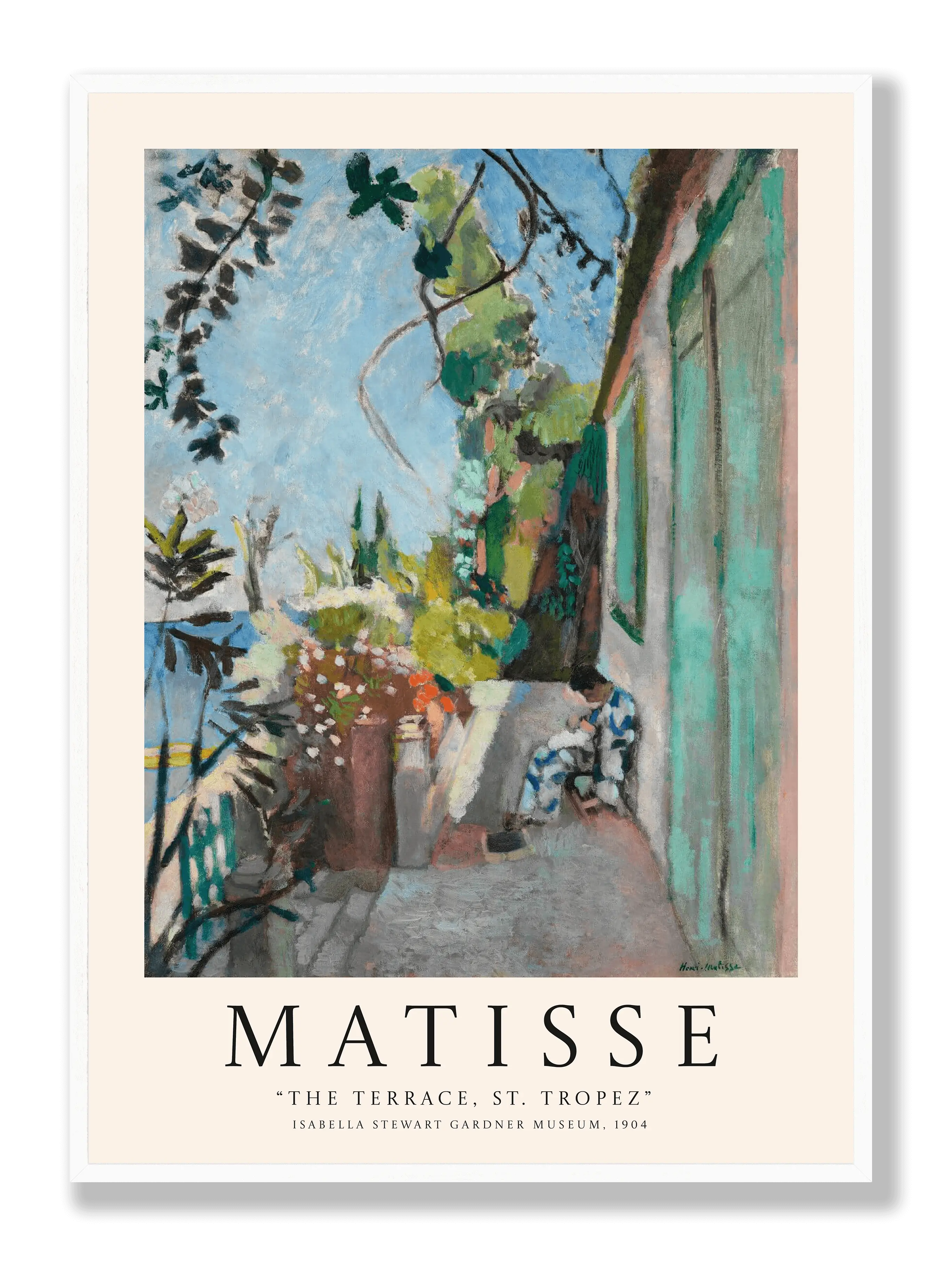 Henri Matisse - The Terrace, St. Tropez Poster