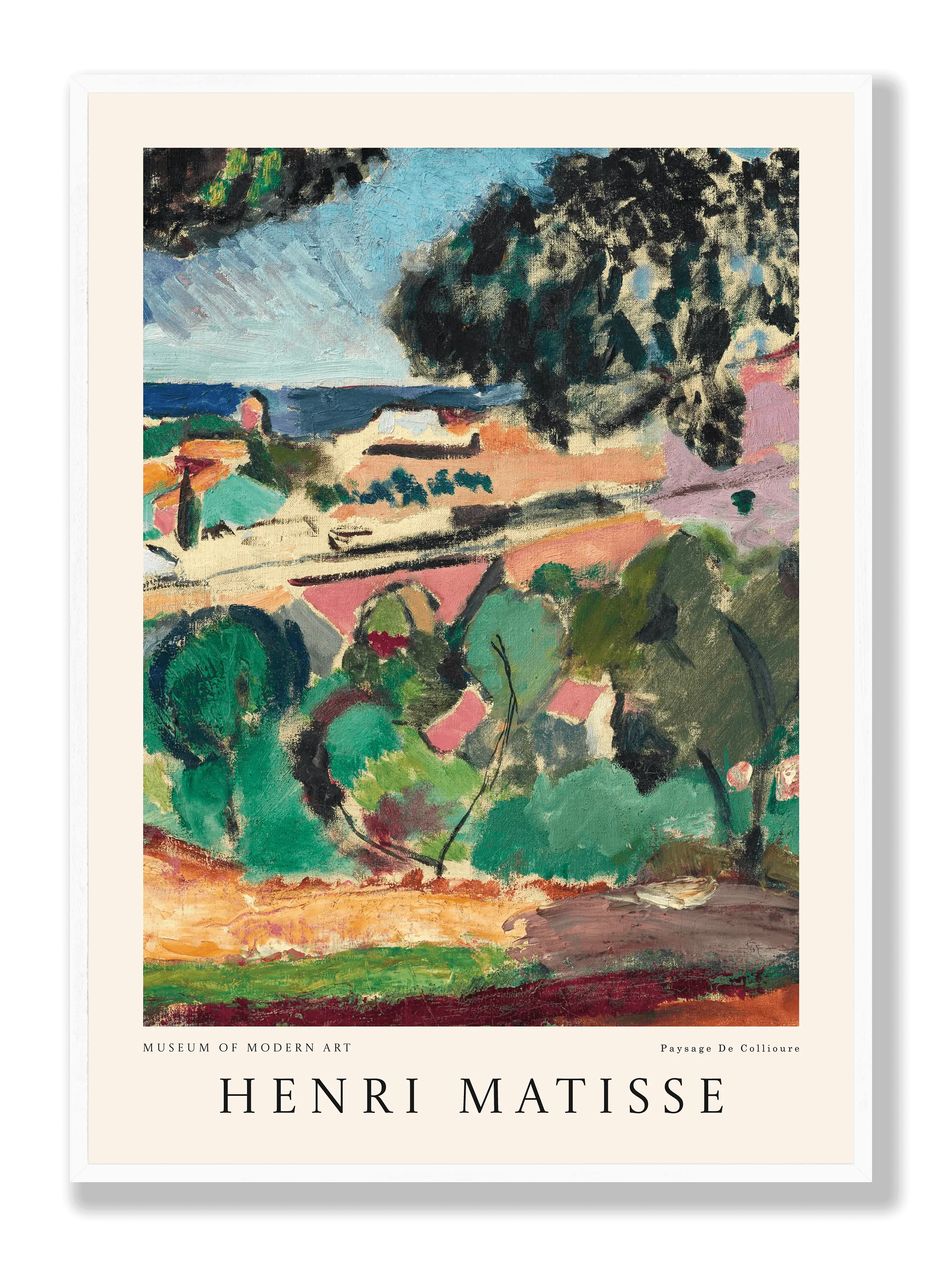 Henri Matisse - Paysage á Collioure Poster