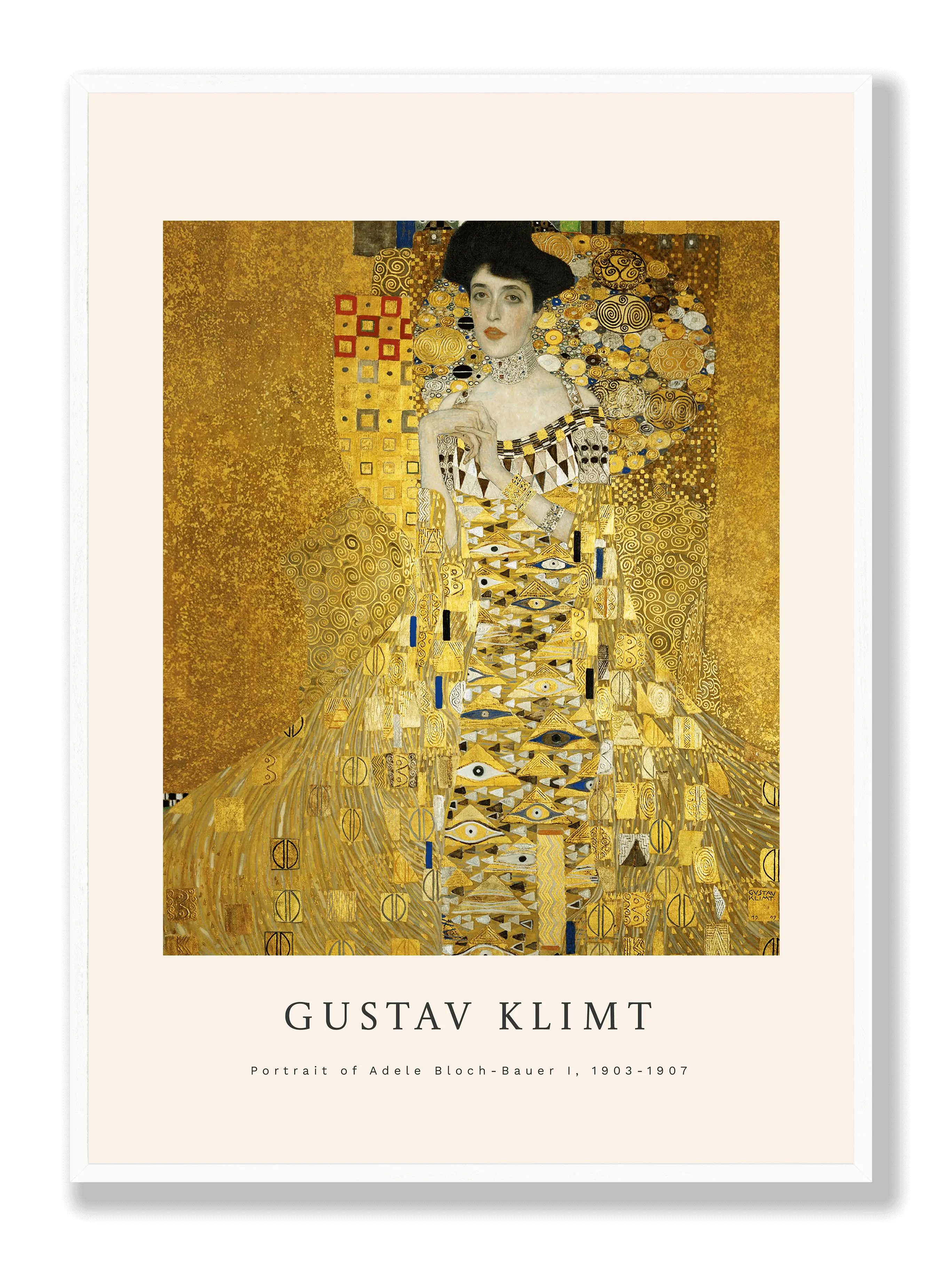 Gustav Klimt - Portrait Of Adele Bloch-Bauer Poster