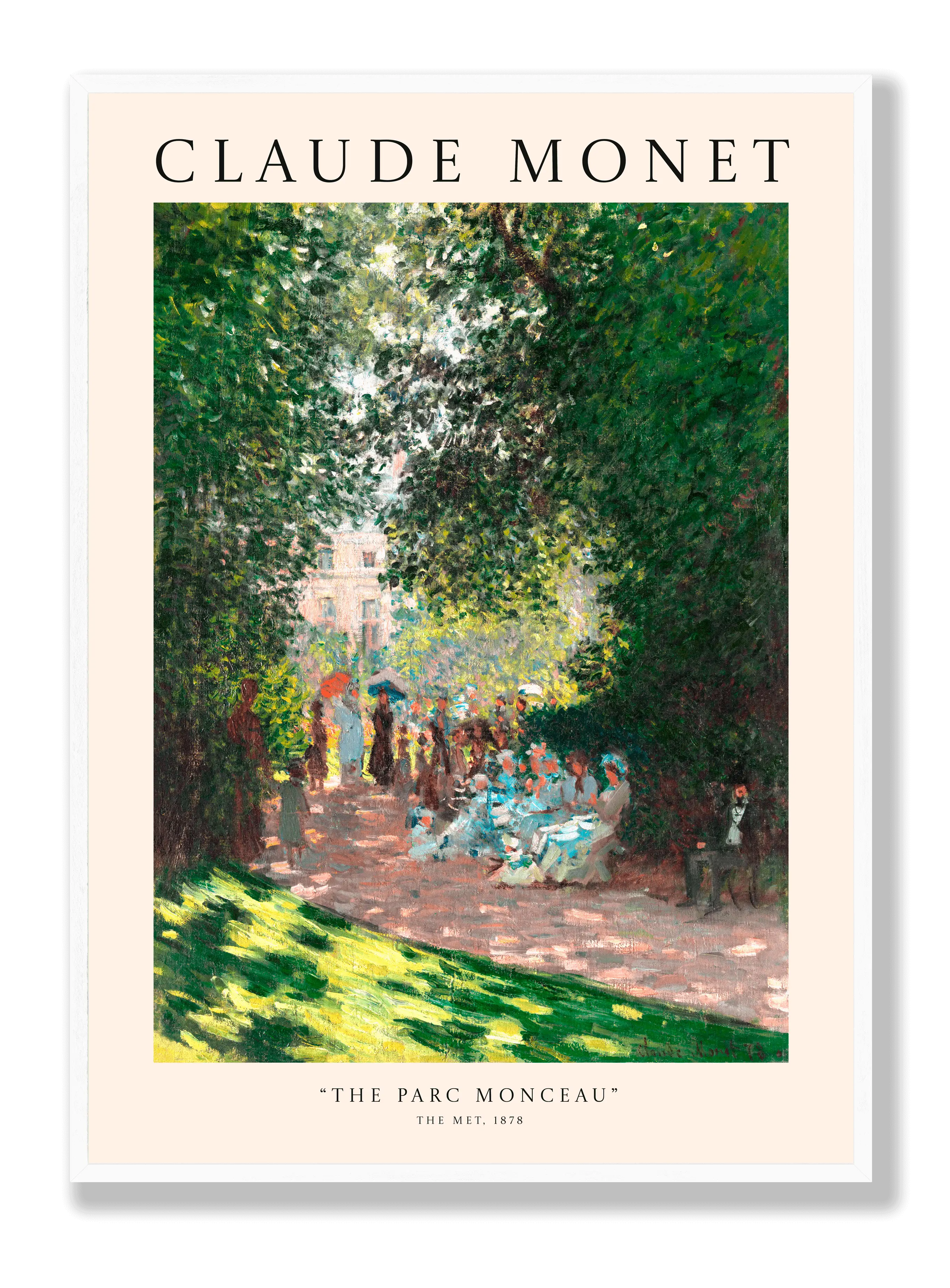 Claude Monet - The Parc Monceau Poster