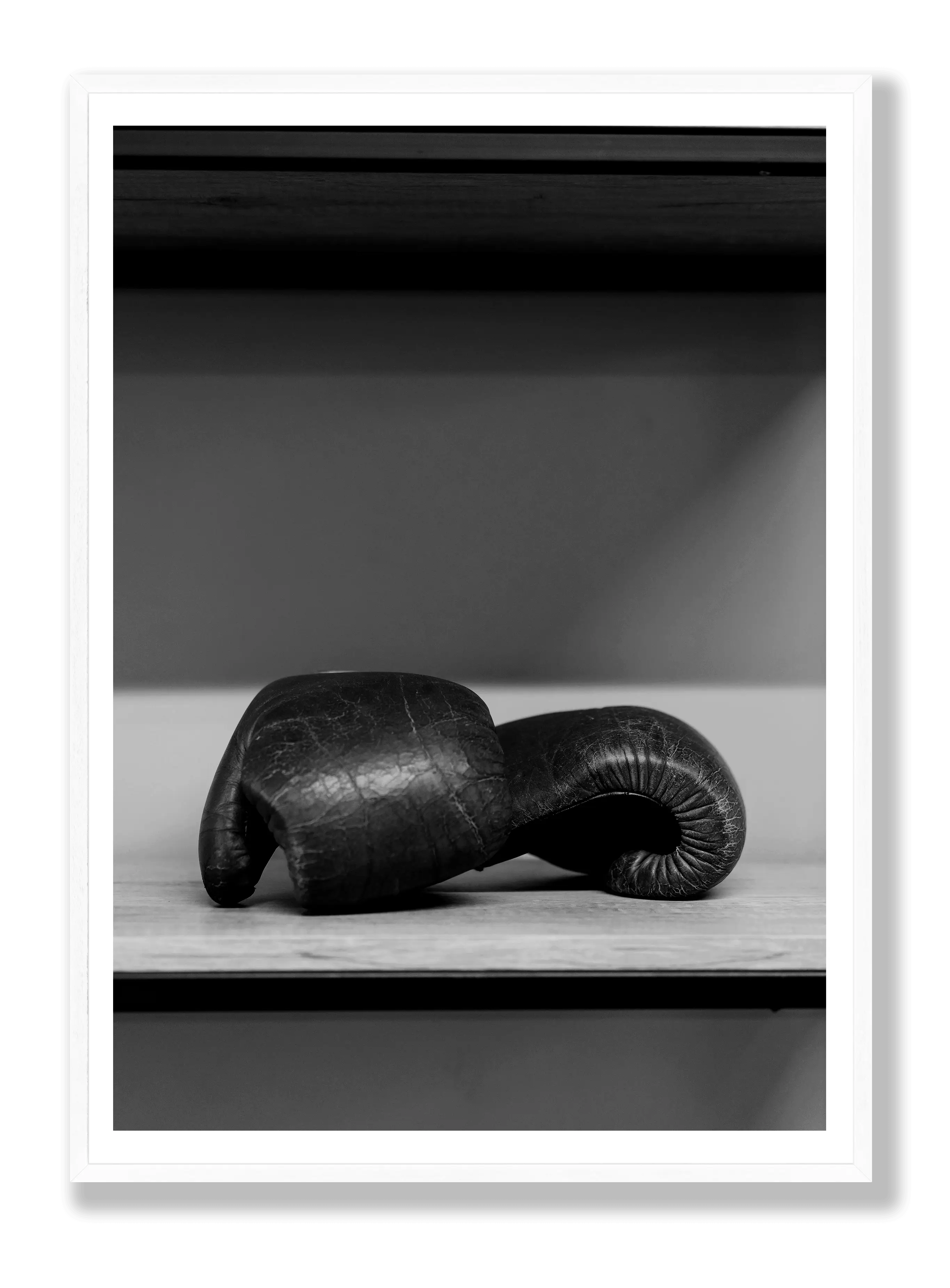 Old Boxing Gloves Poster