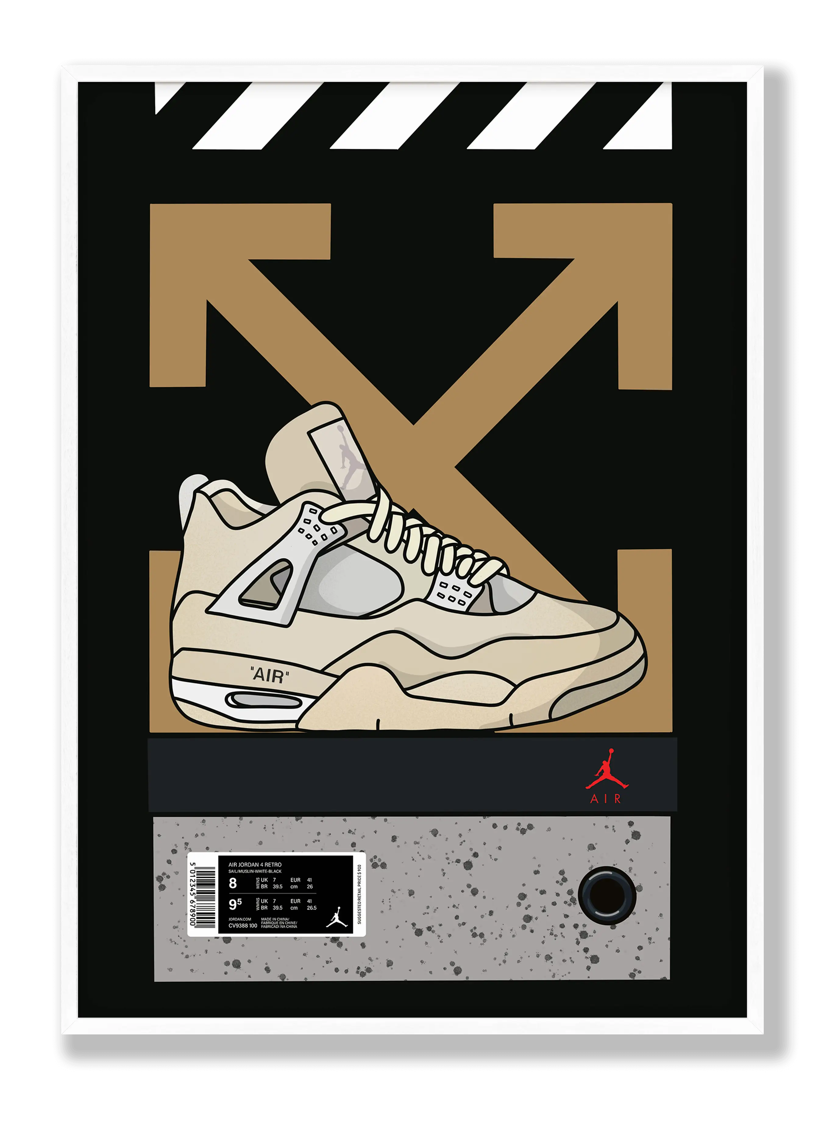 Air Jordan 4 ''OFF WHITE''