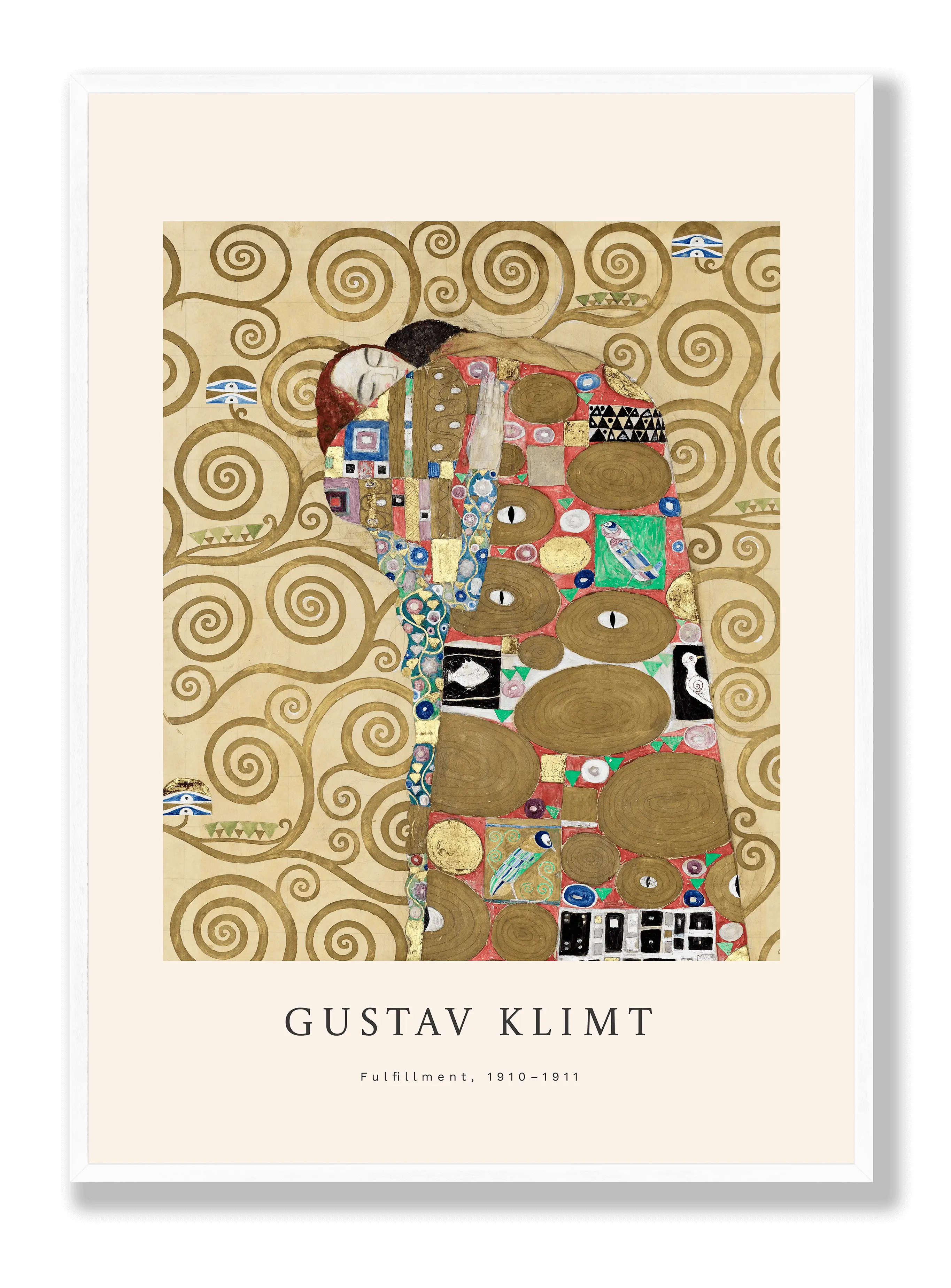 Gustav Klimt - Fulfillment Poster