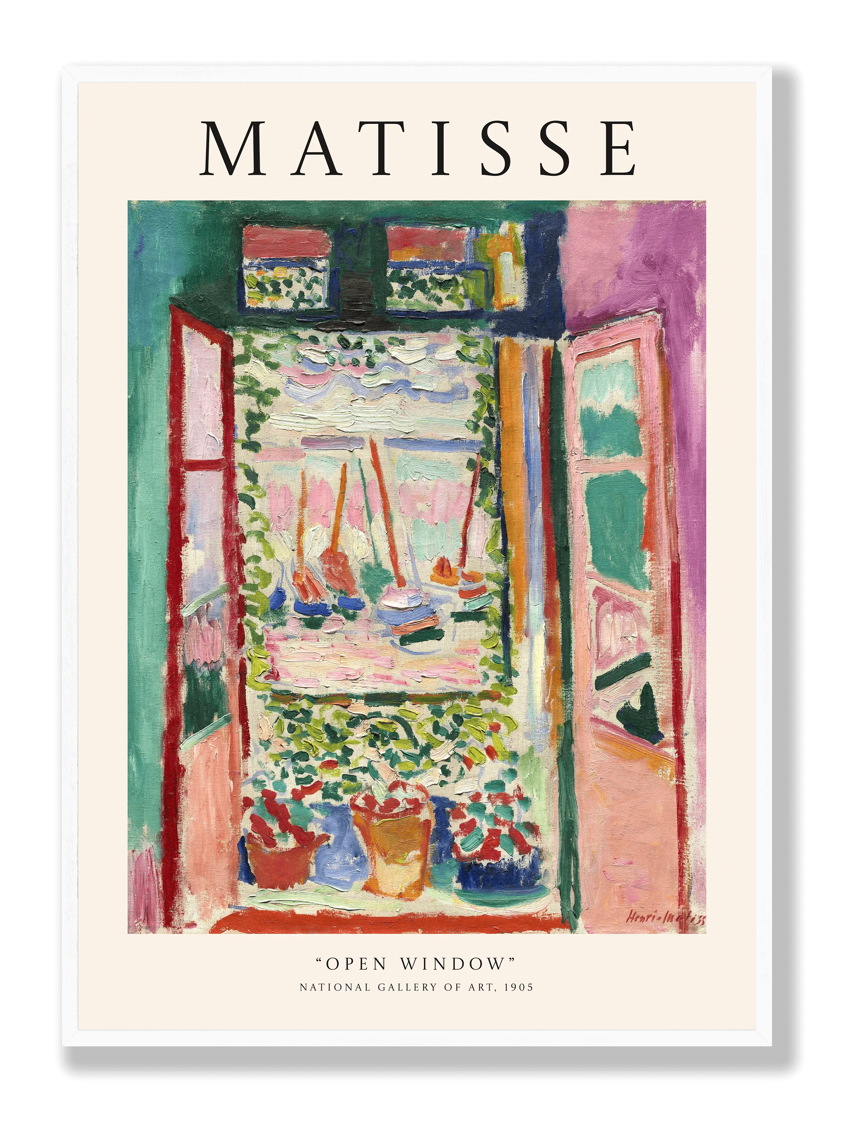 Henri Matisse - Open Window Poster