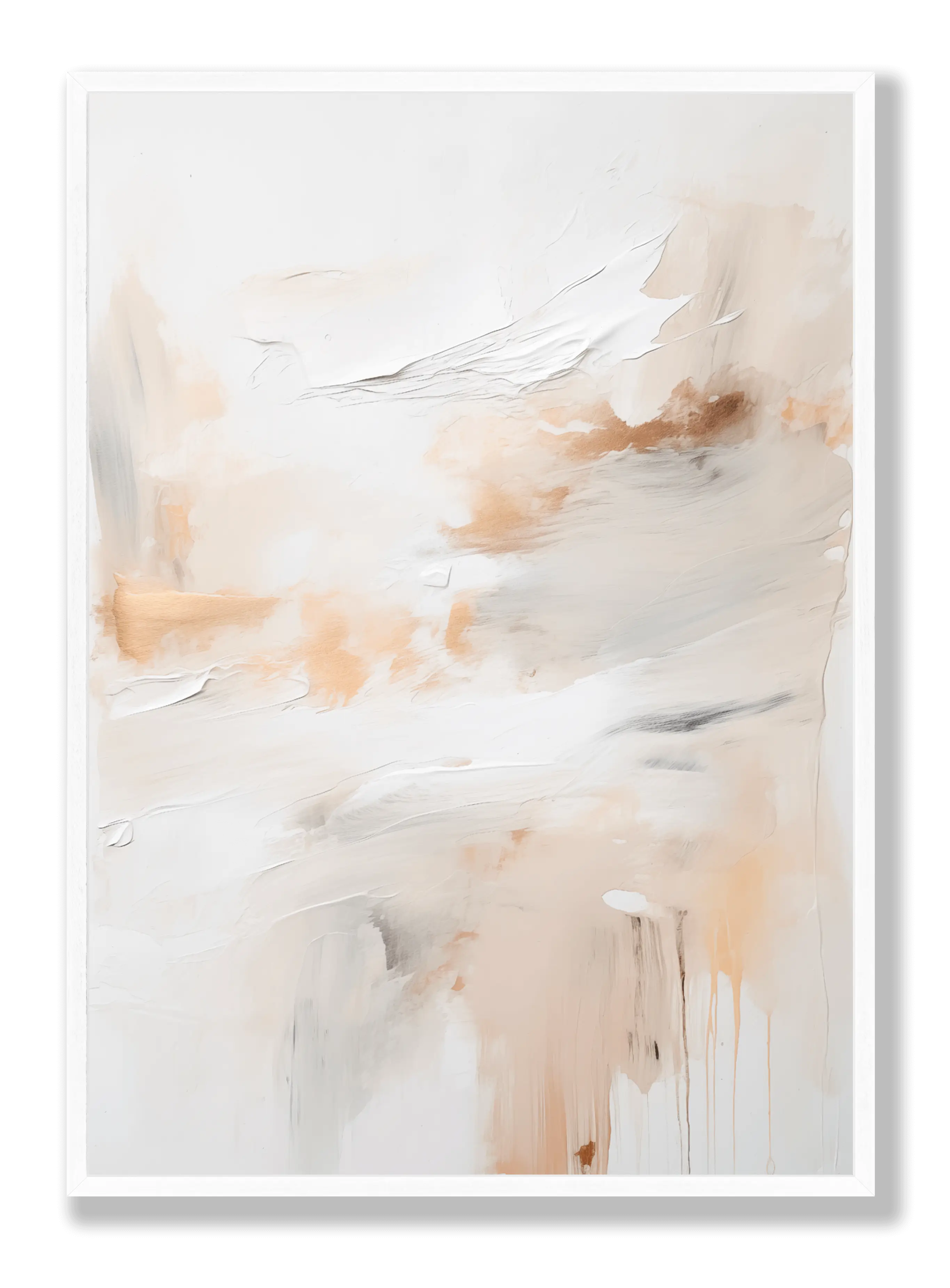 Abstract White Poster