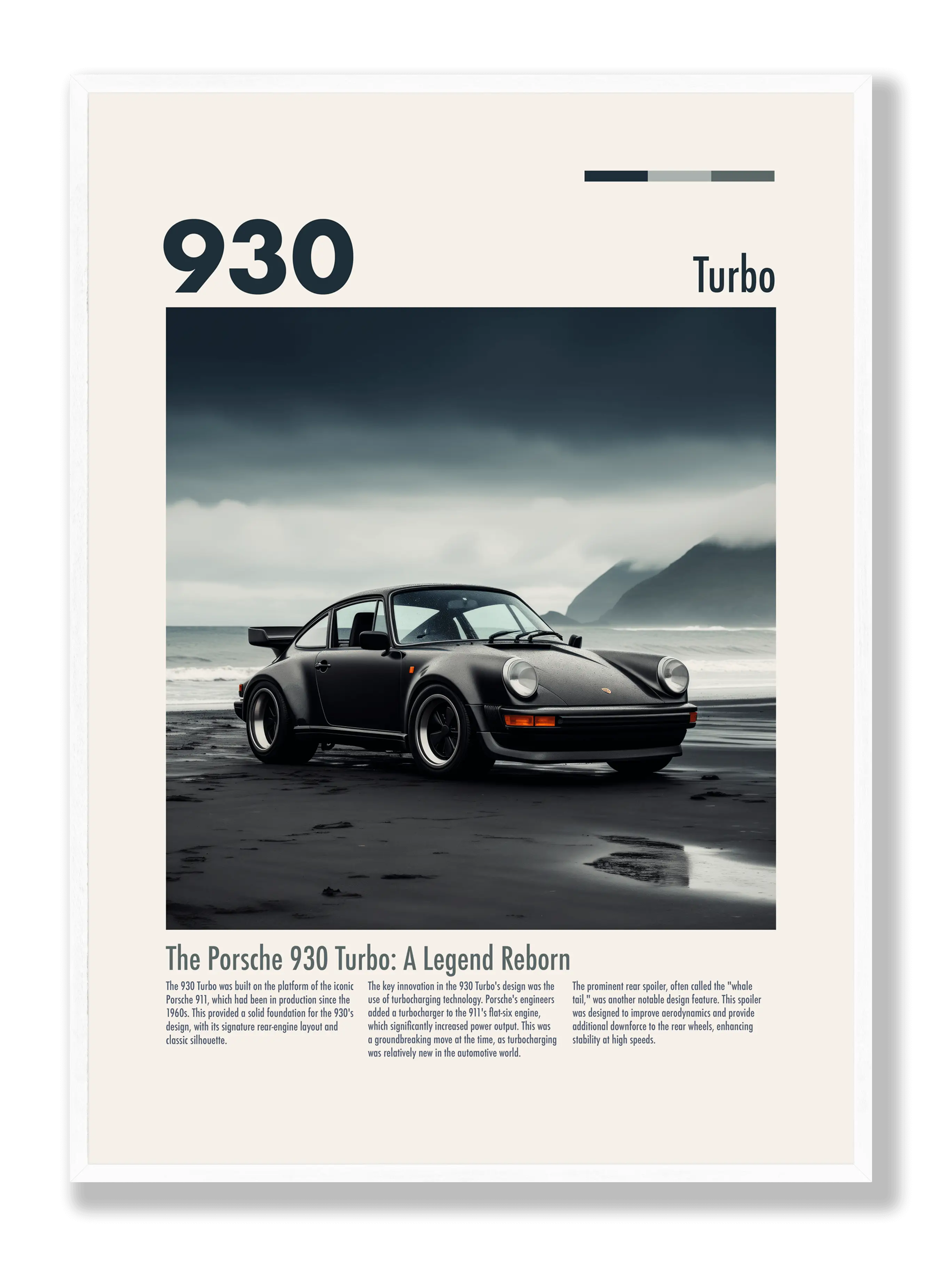 Porsche 930 Turbo Poster