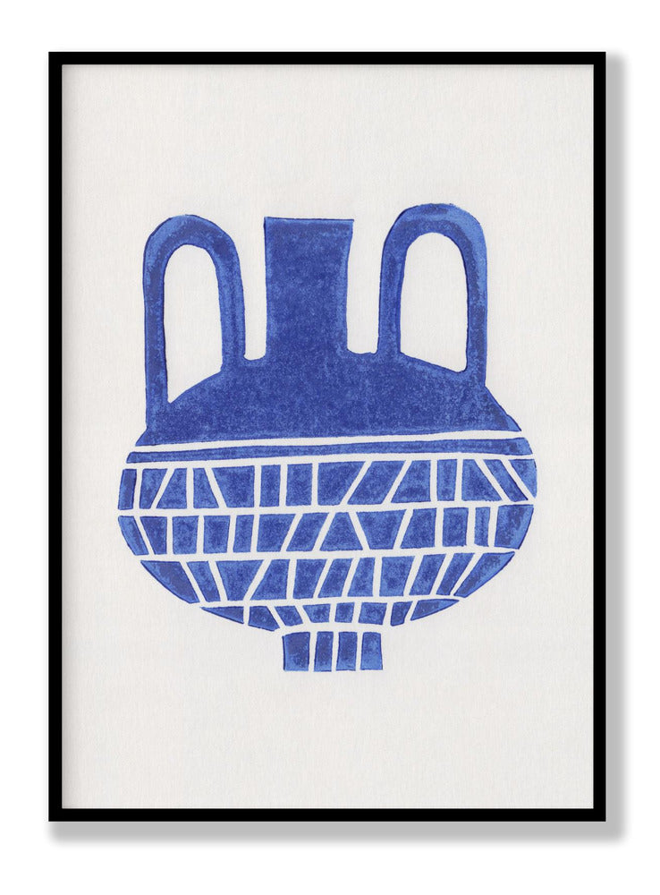 Linocut Vase #6