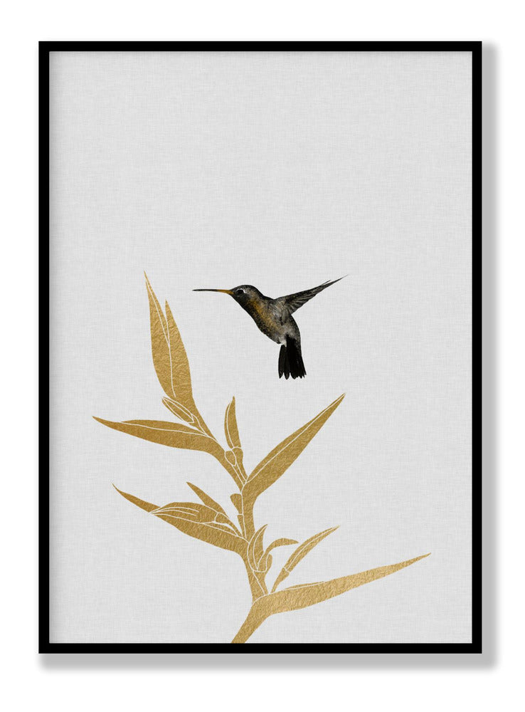 Hummingbird & Flower Ii