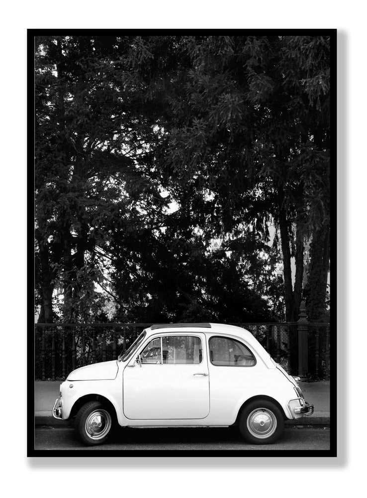 Mini Car B&w