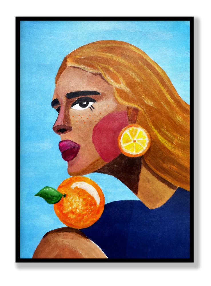 Woman With Orange