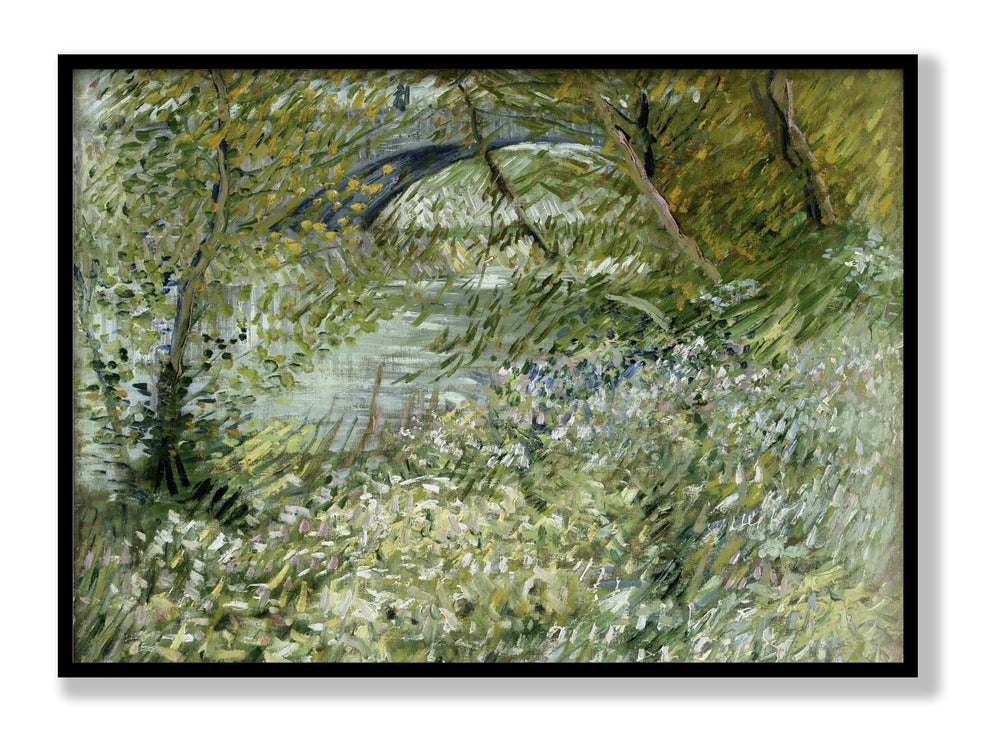 Vincent Van Gogh's River Bank In Springtime 1887