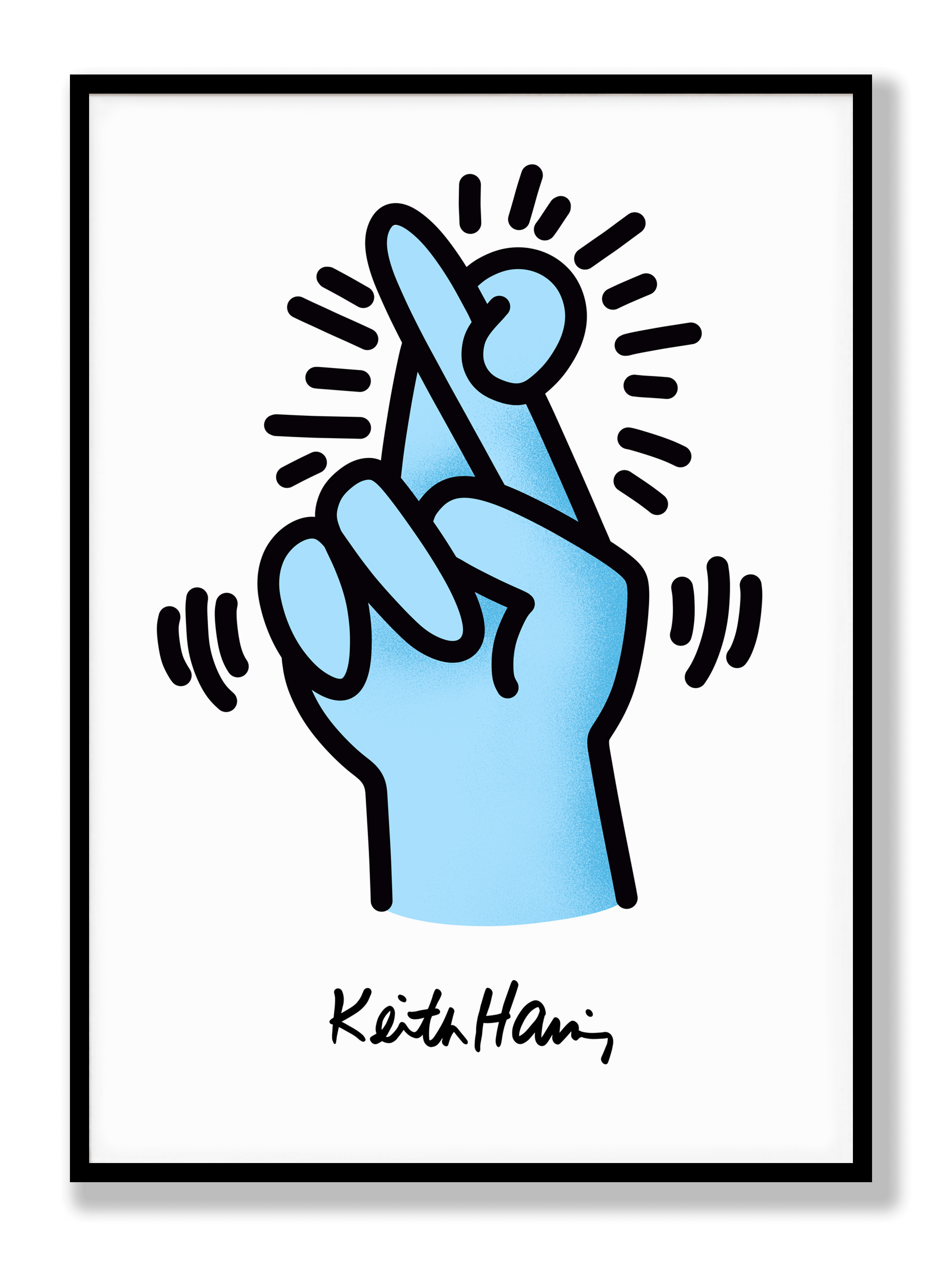 Keith Haring - Fingers Crossed