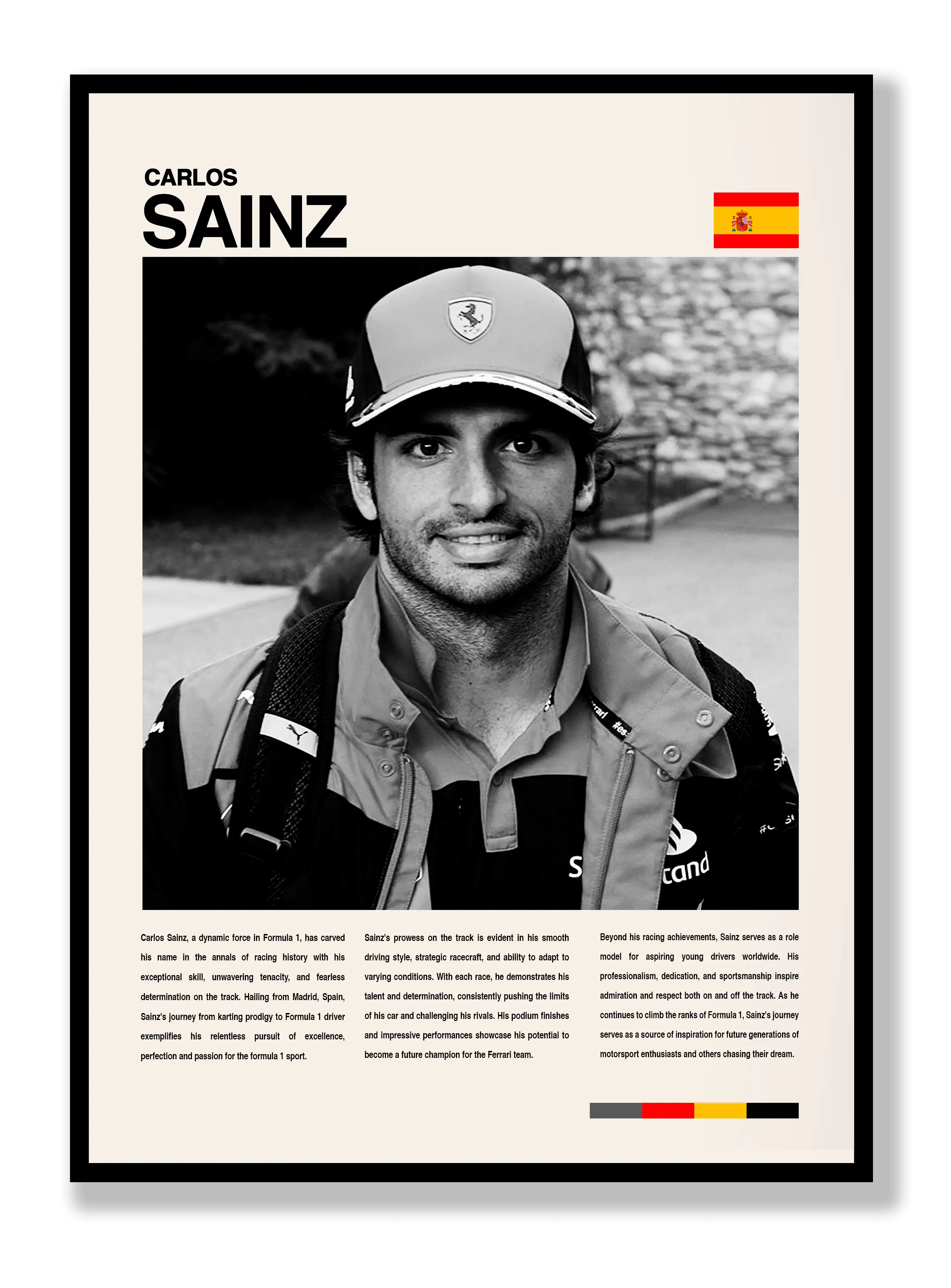 Carlos Sainz Poster