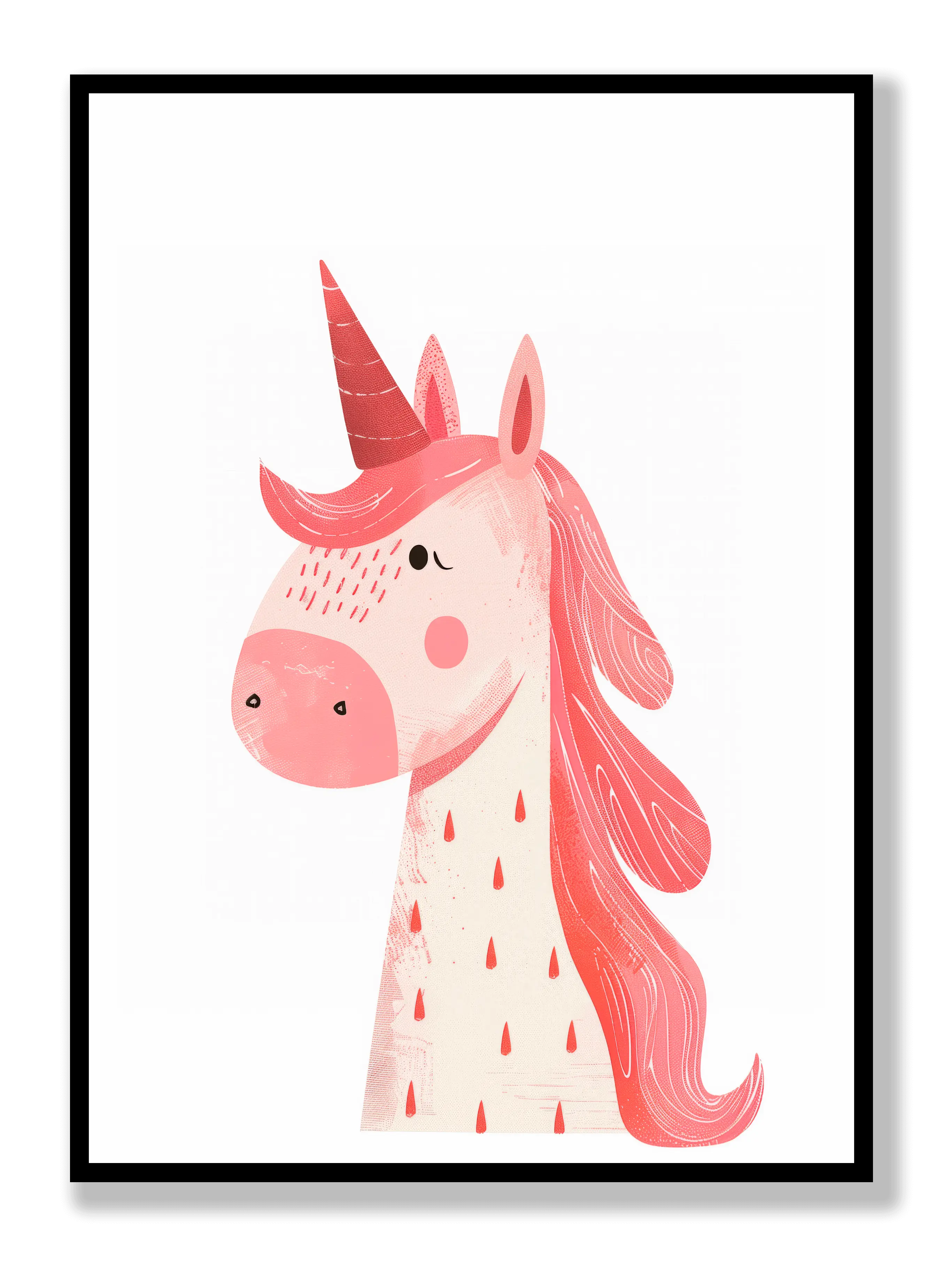 Pink Unicorn Poster