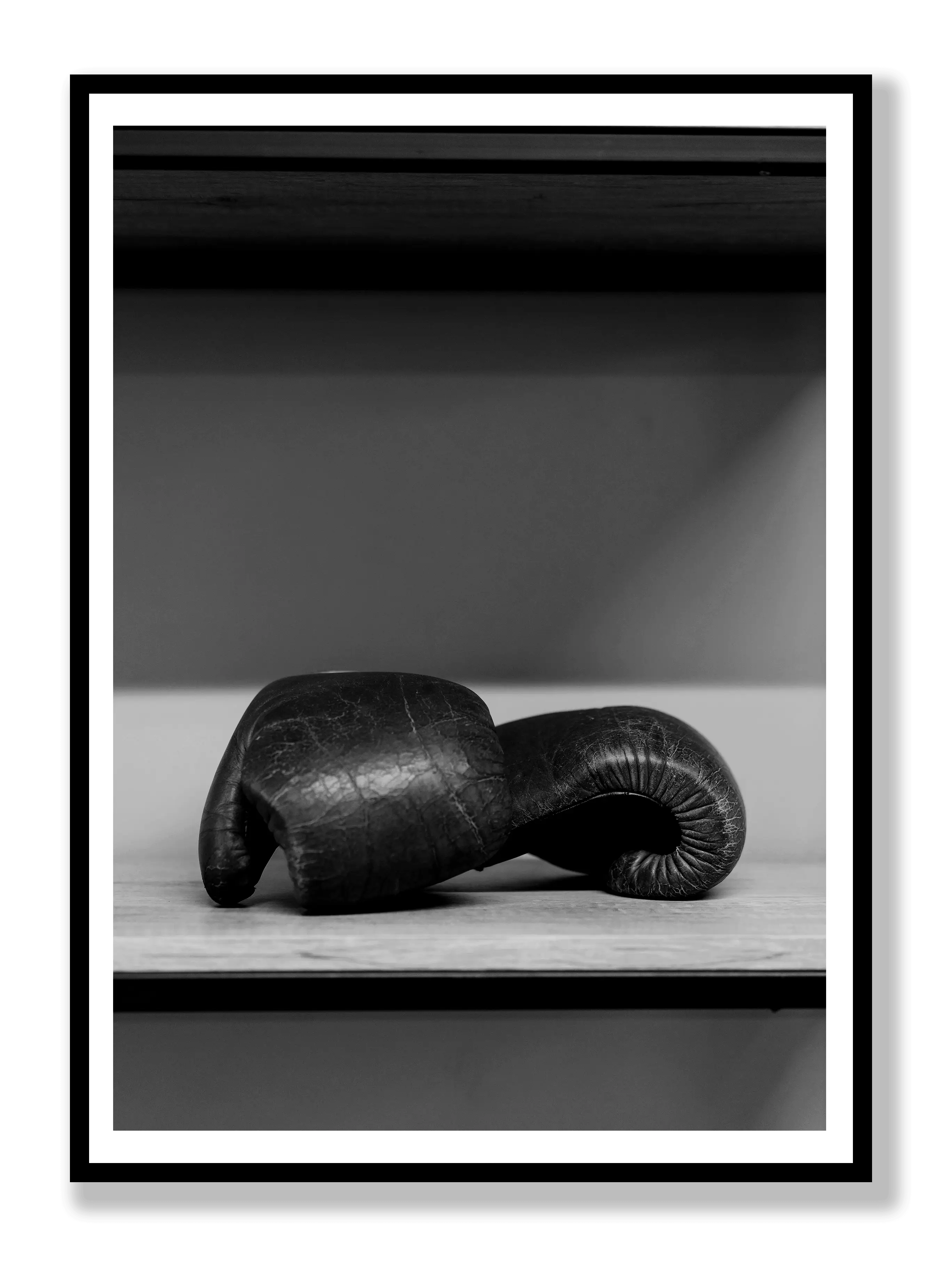 Old Boxing Gloves Poster