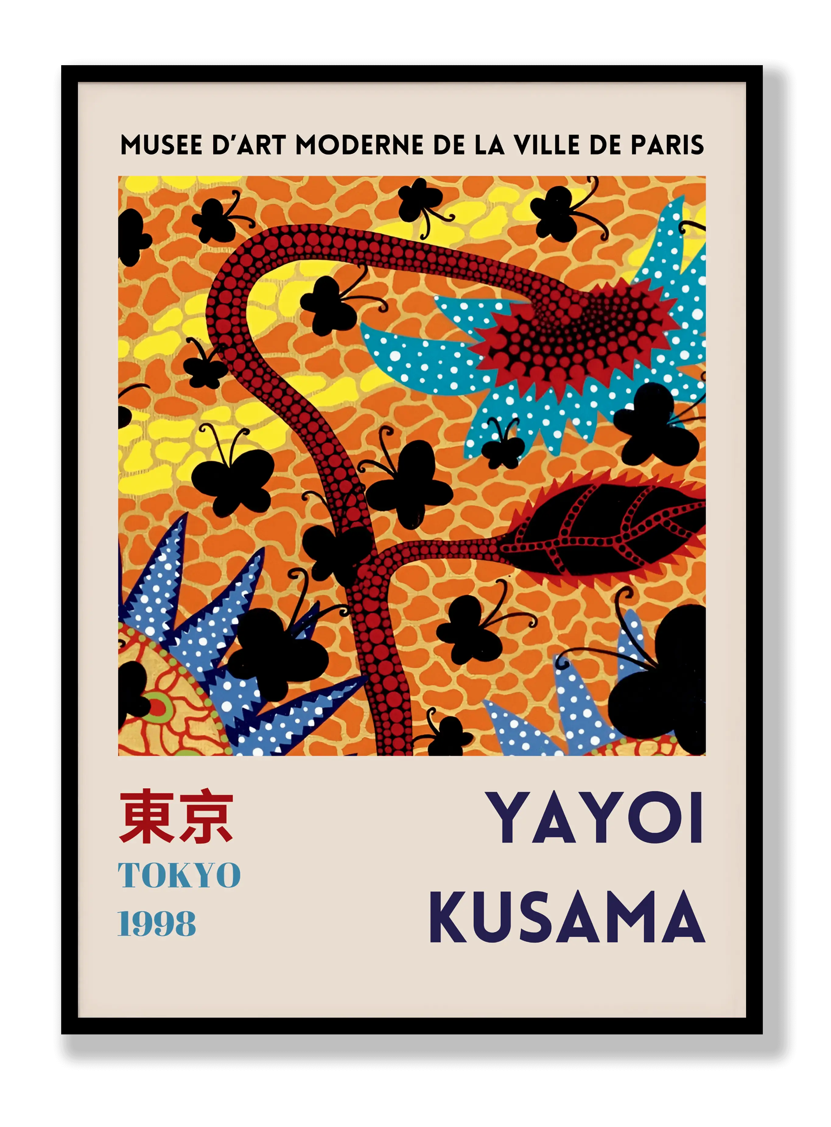 Yayoi Kusama - Flower Pot Poster