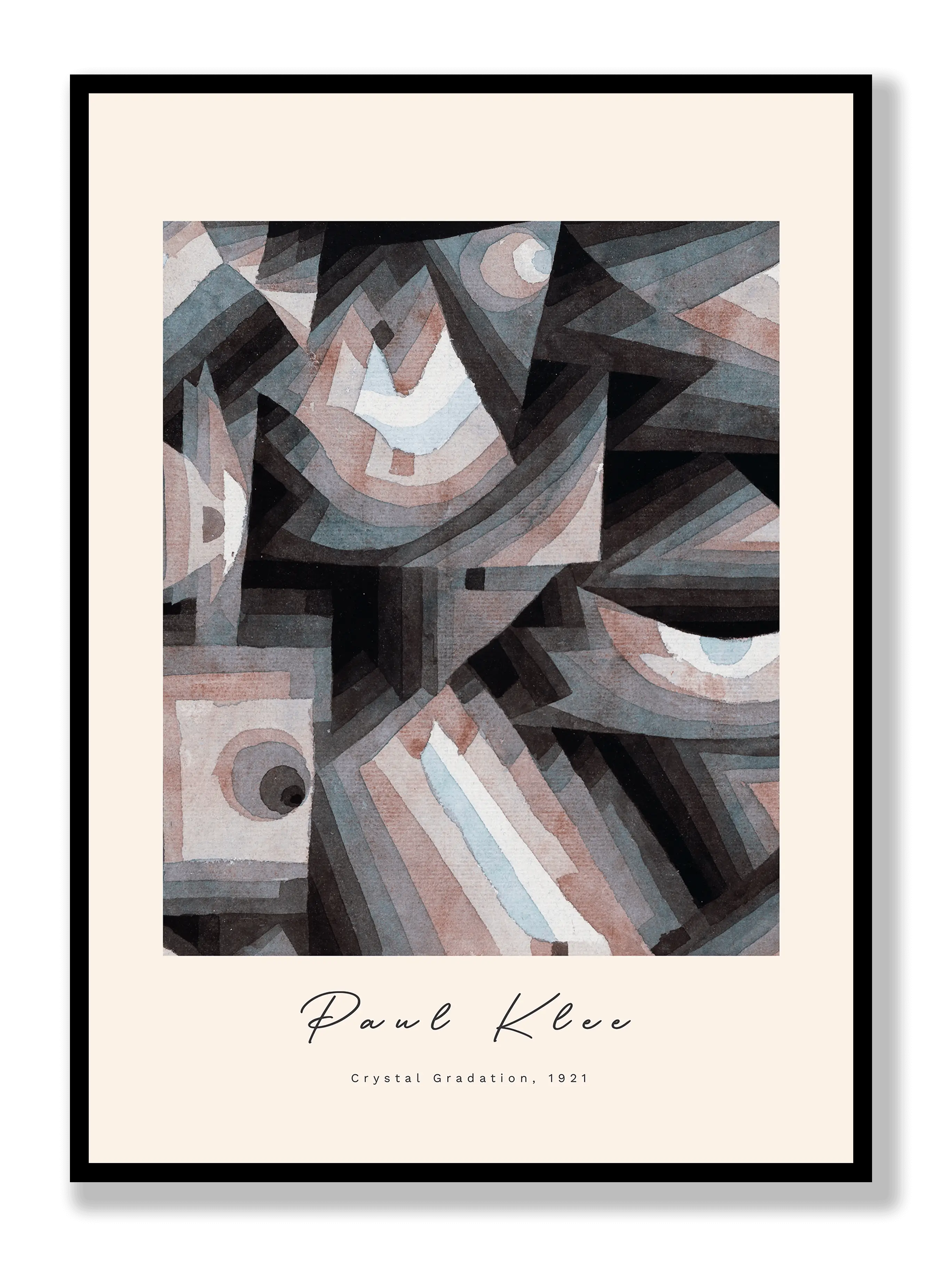 Paul Klee - Crystal Gradation Poster