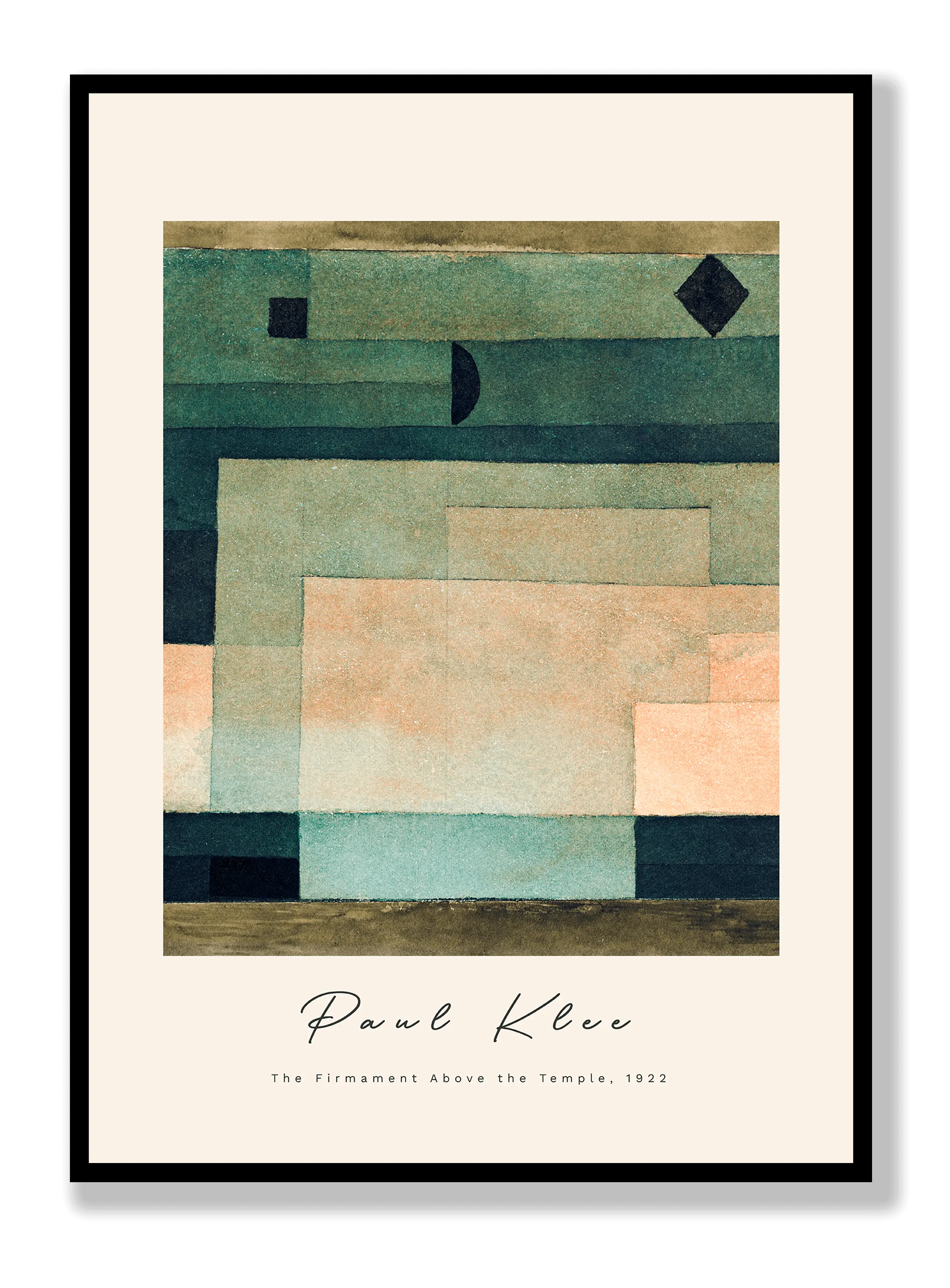 Paul Klee - The Firmament Above The Temple Poster