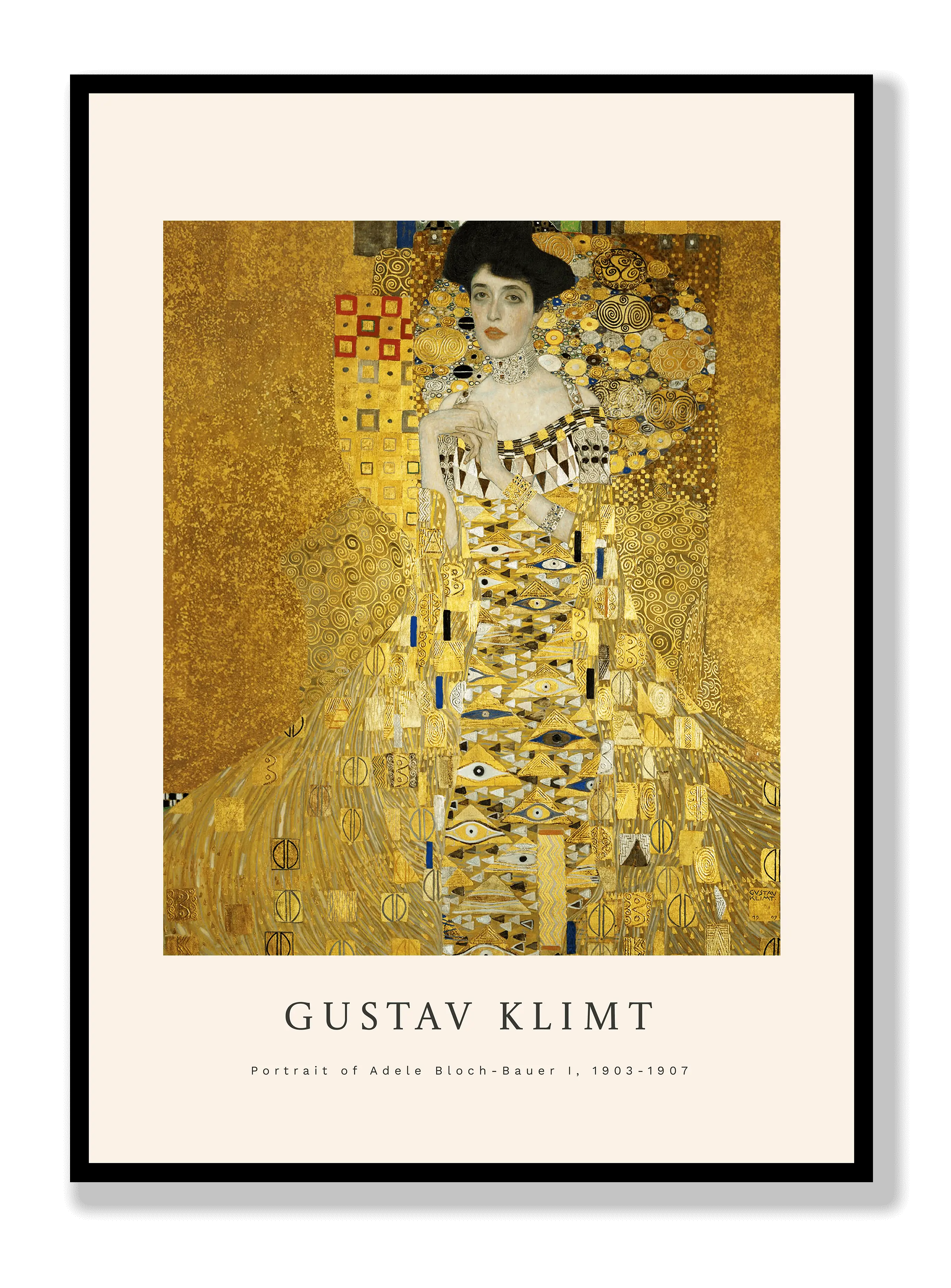 Gustav Klimt - Portrait Of Adele Bloch-Bauer Poster