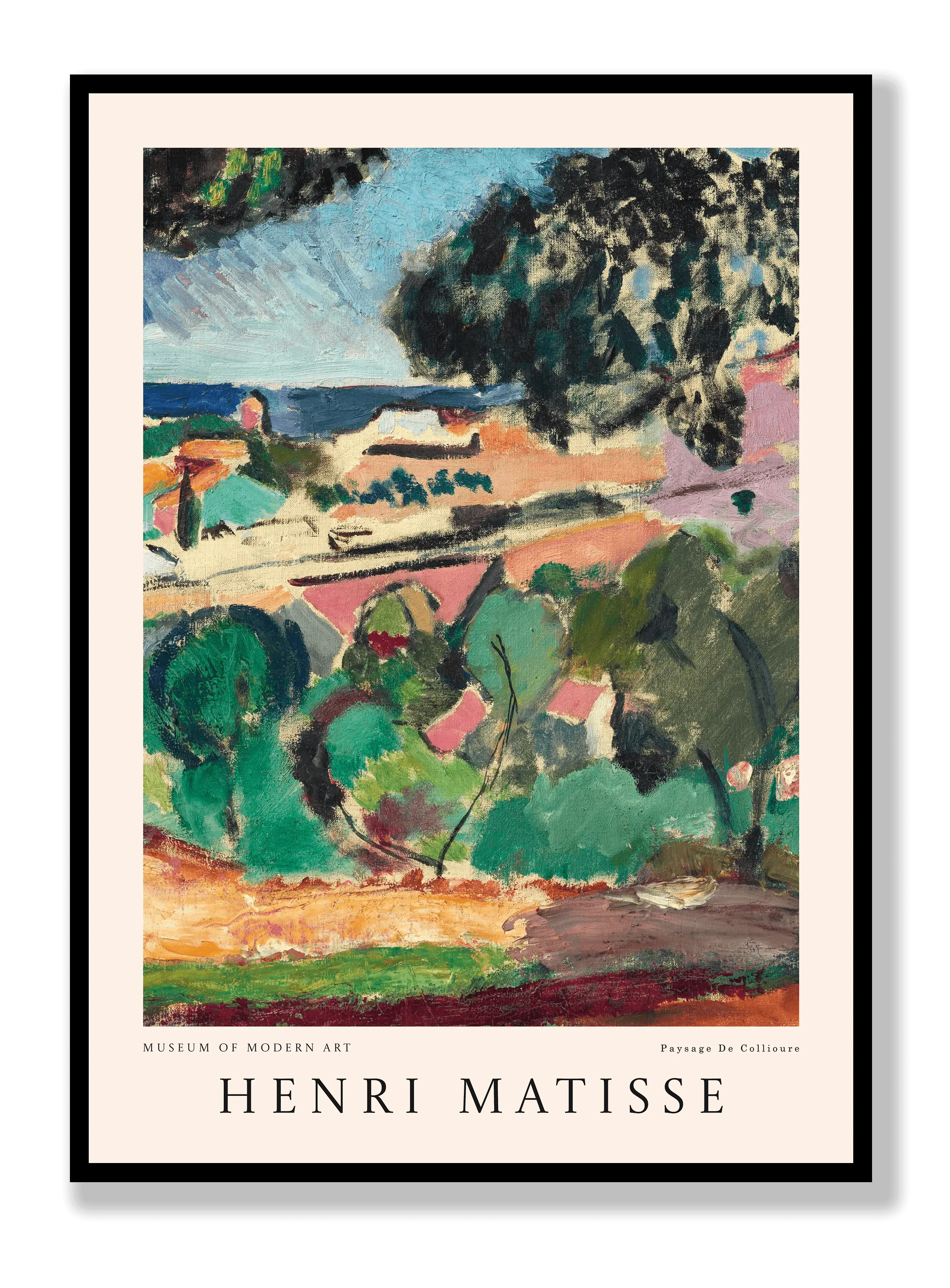 Henri Matisse - Paysage á Collioure Poster