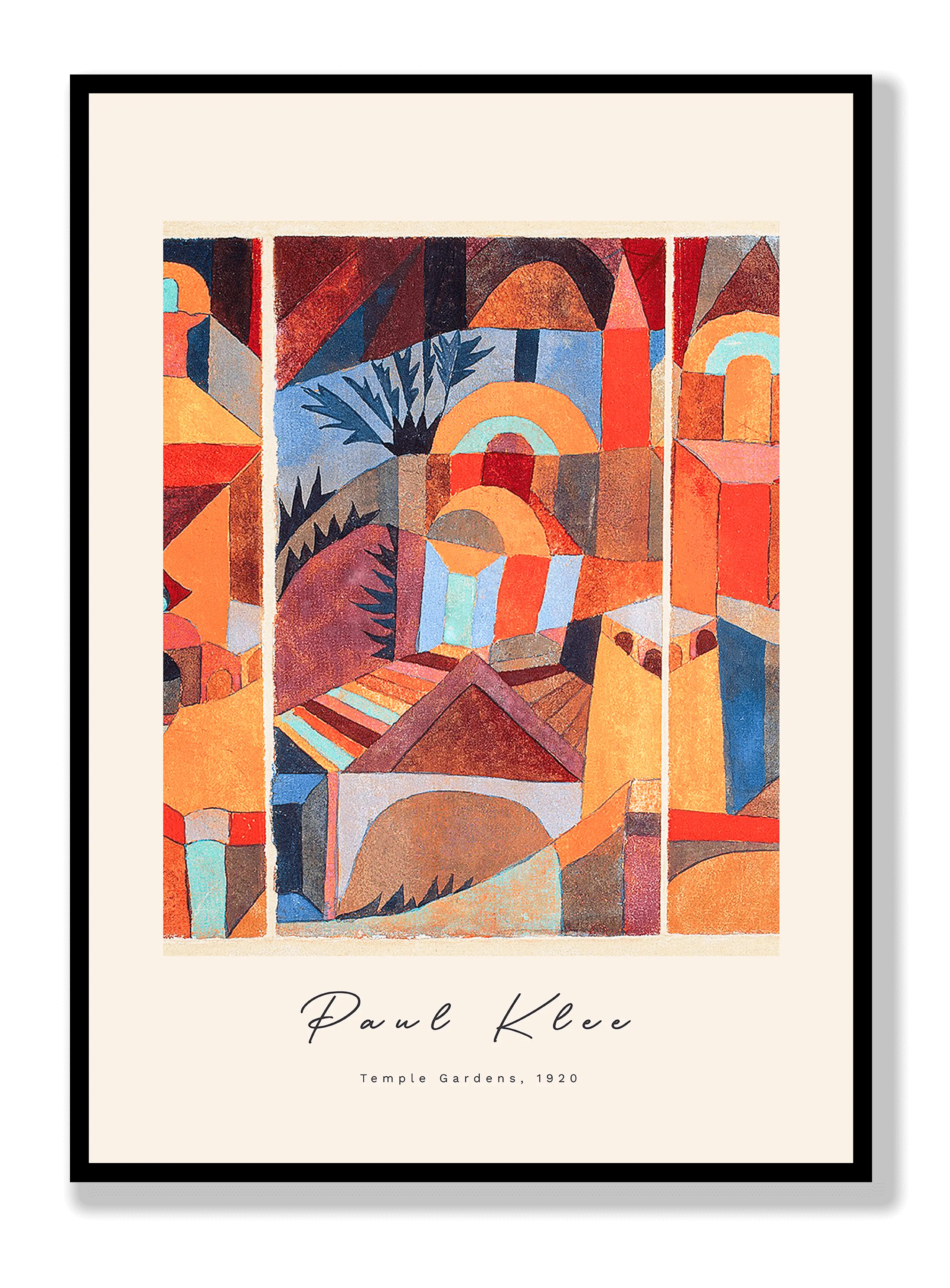 Paul Klee - Temple Garden Poster