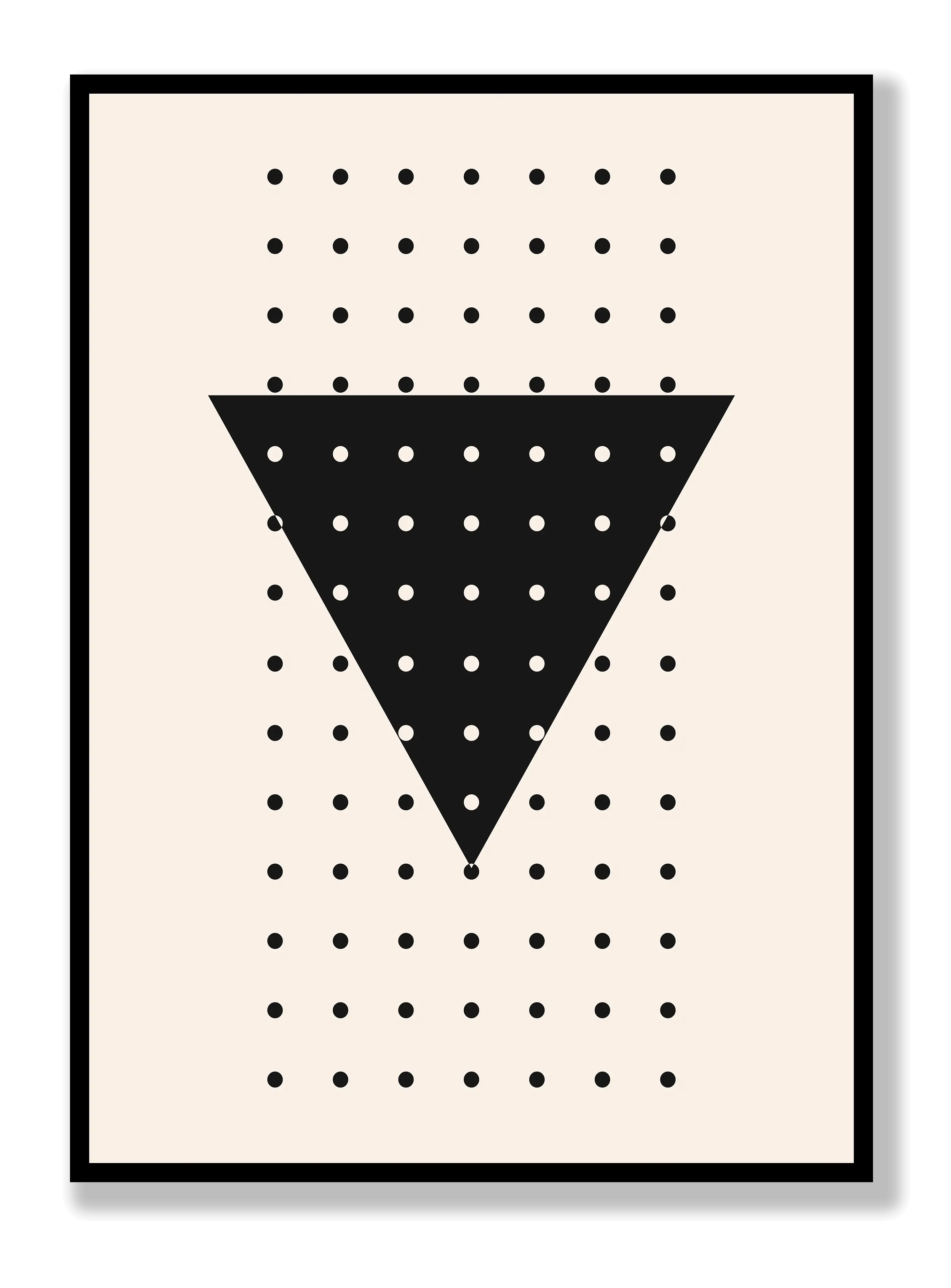 Triangle Art Poster