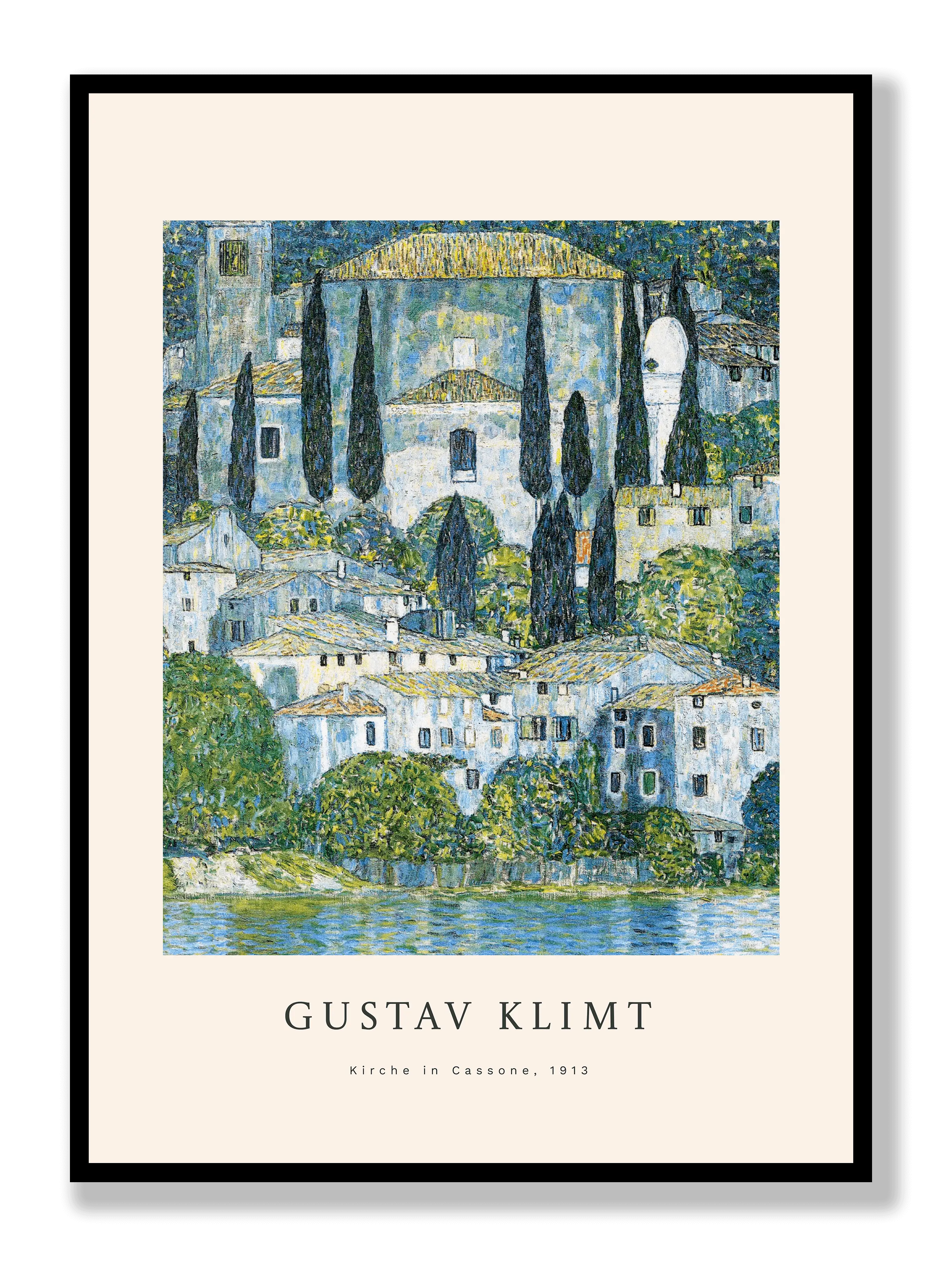 Gustav Klimt - Kirche In Cassone Poster