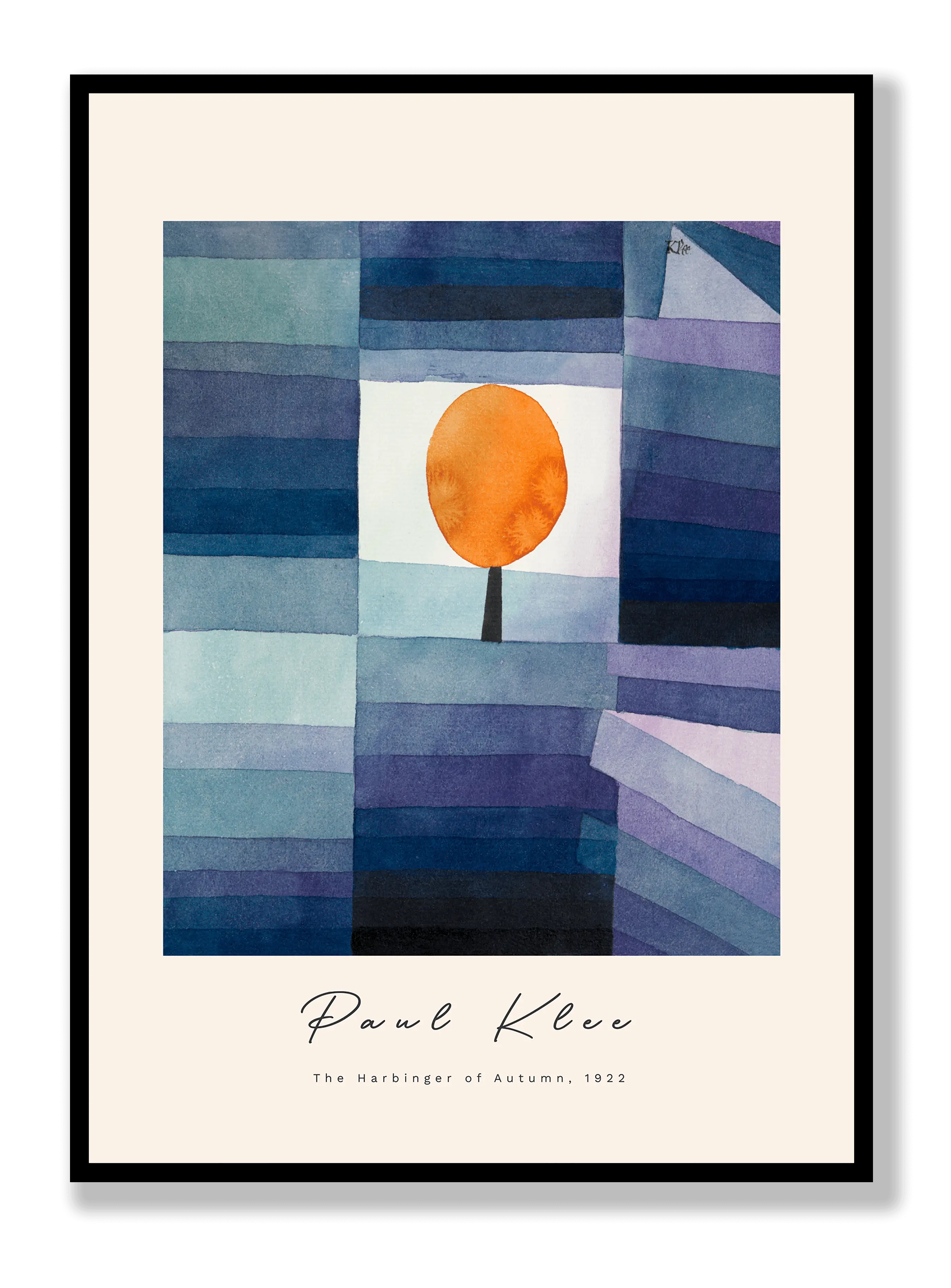 Paul Klee - The Harbinger Of Autumn Poster