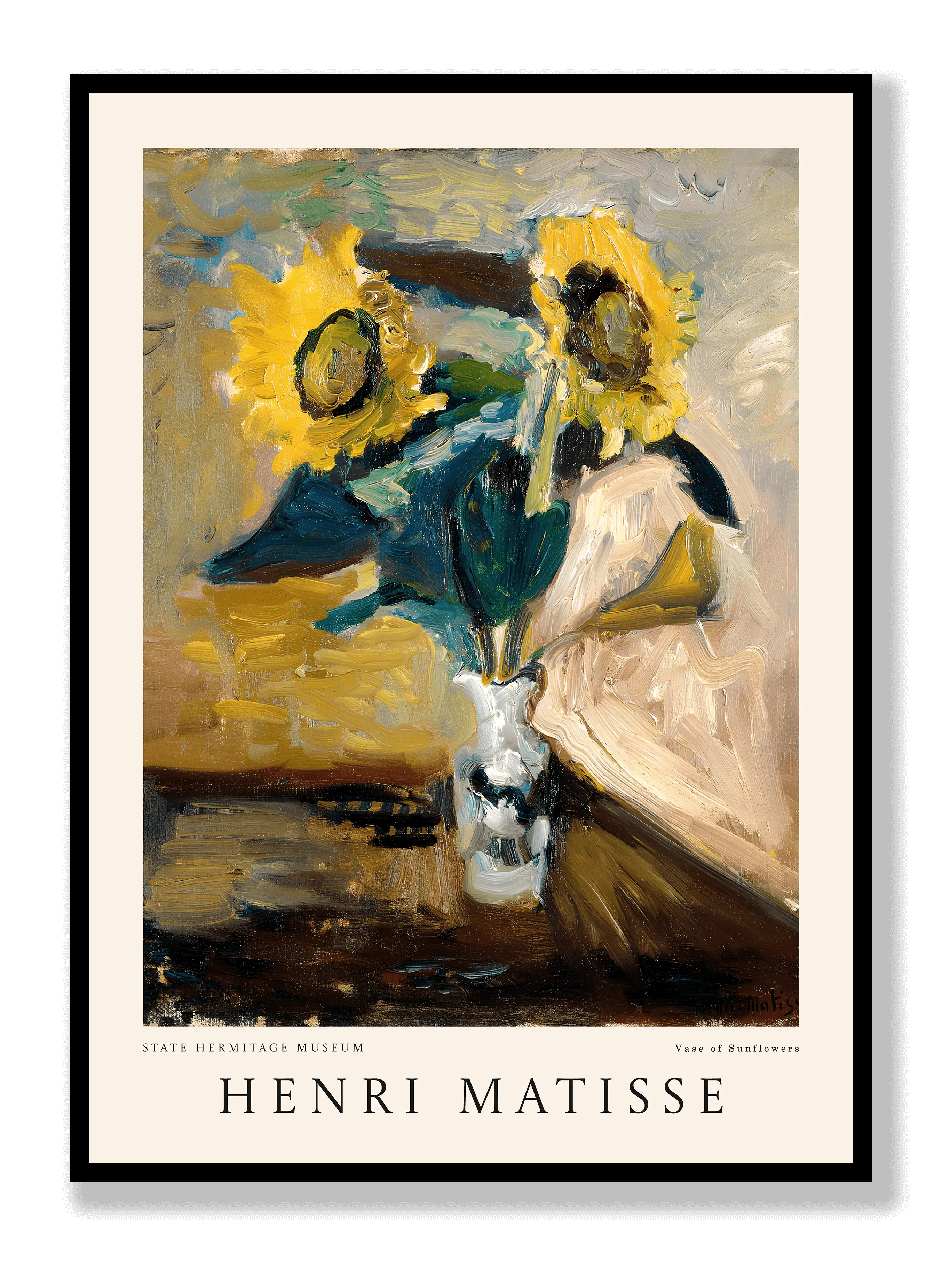 Henri Matisse - Vase Of Sunflowers Poster