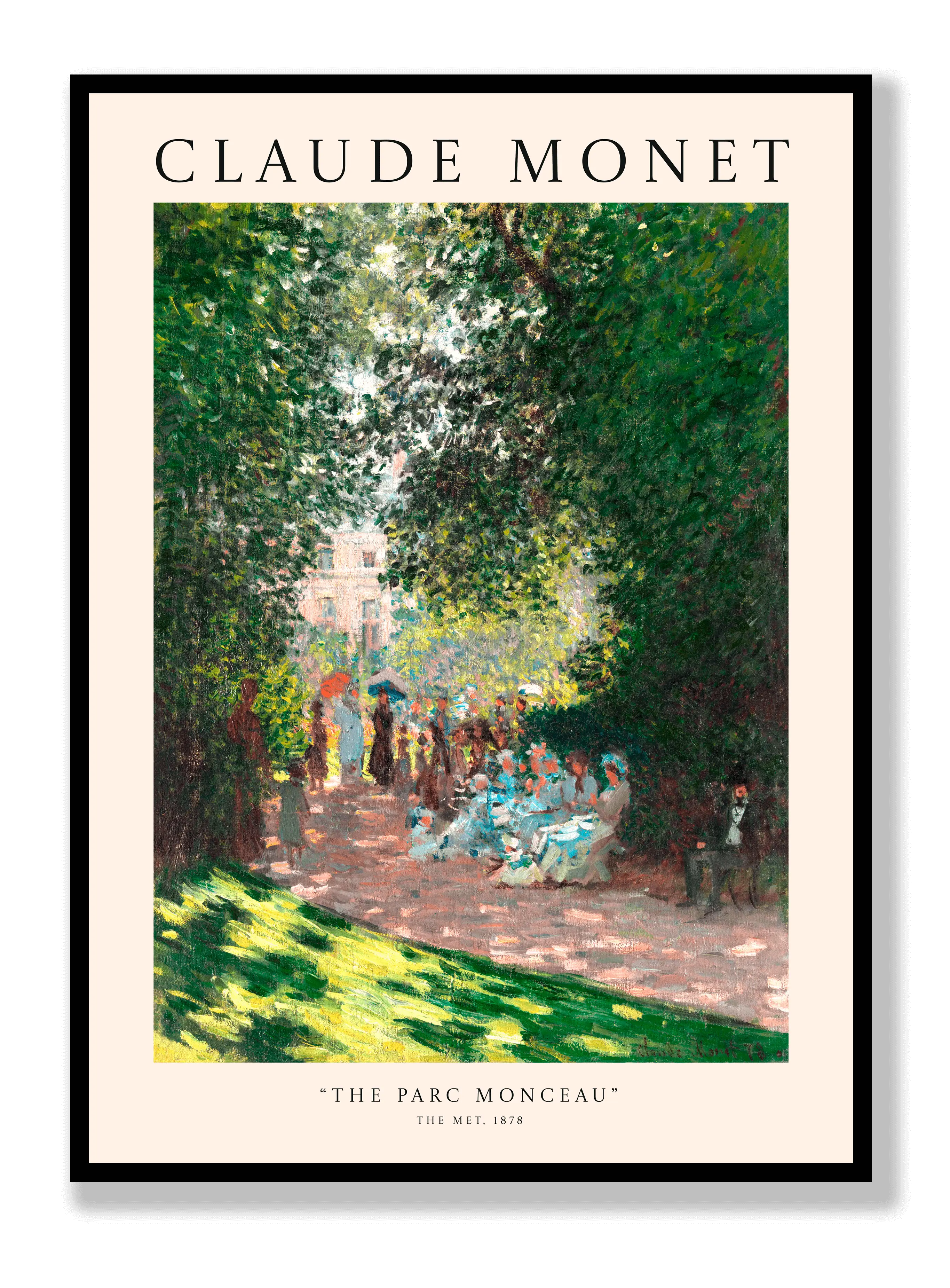 Claude Monet - The Parc Monceau Poster