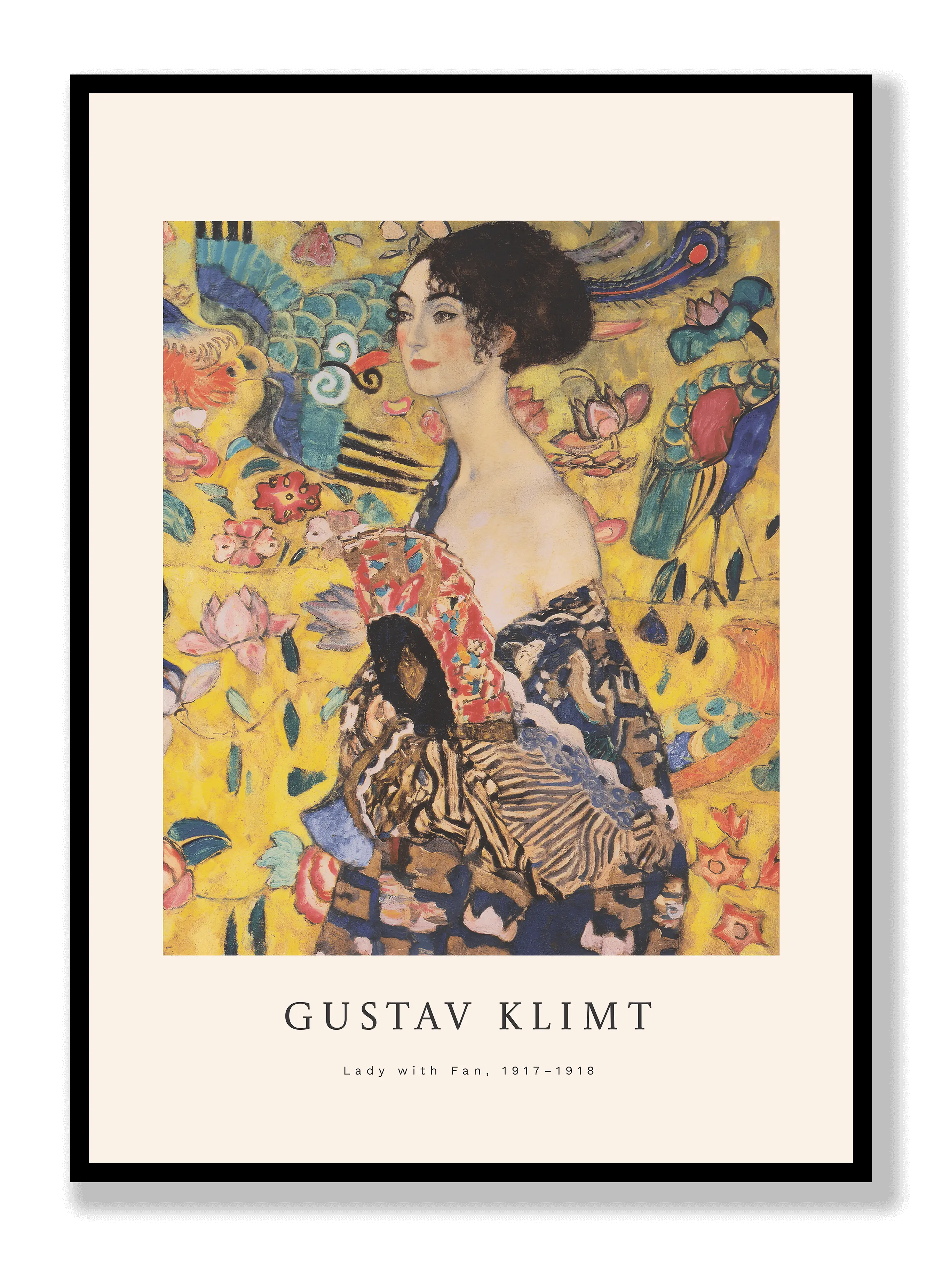 Gustav Klimt - Lady With Fan Poster