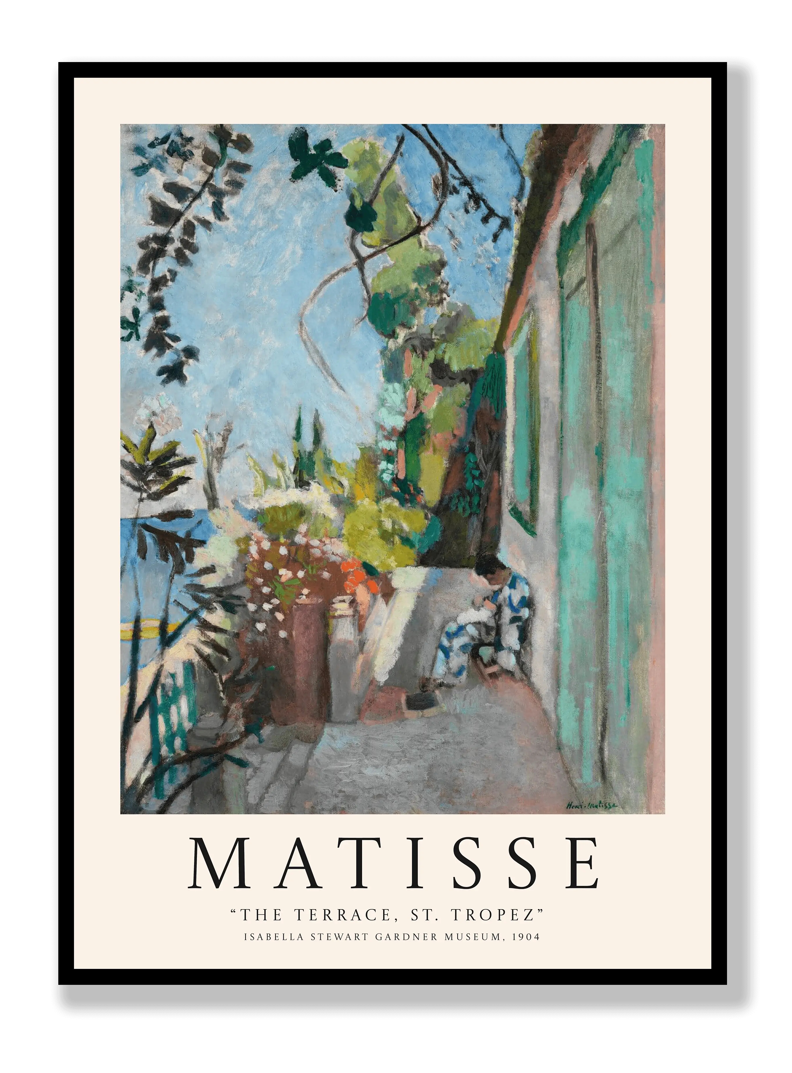 Henri Matisse - The Terrace, St. Tropez Poster