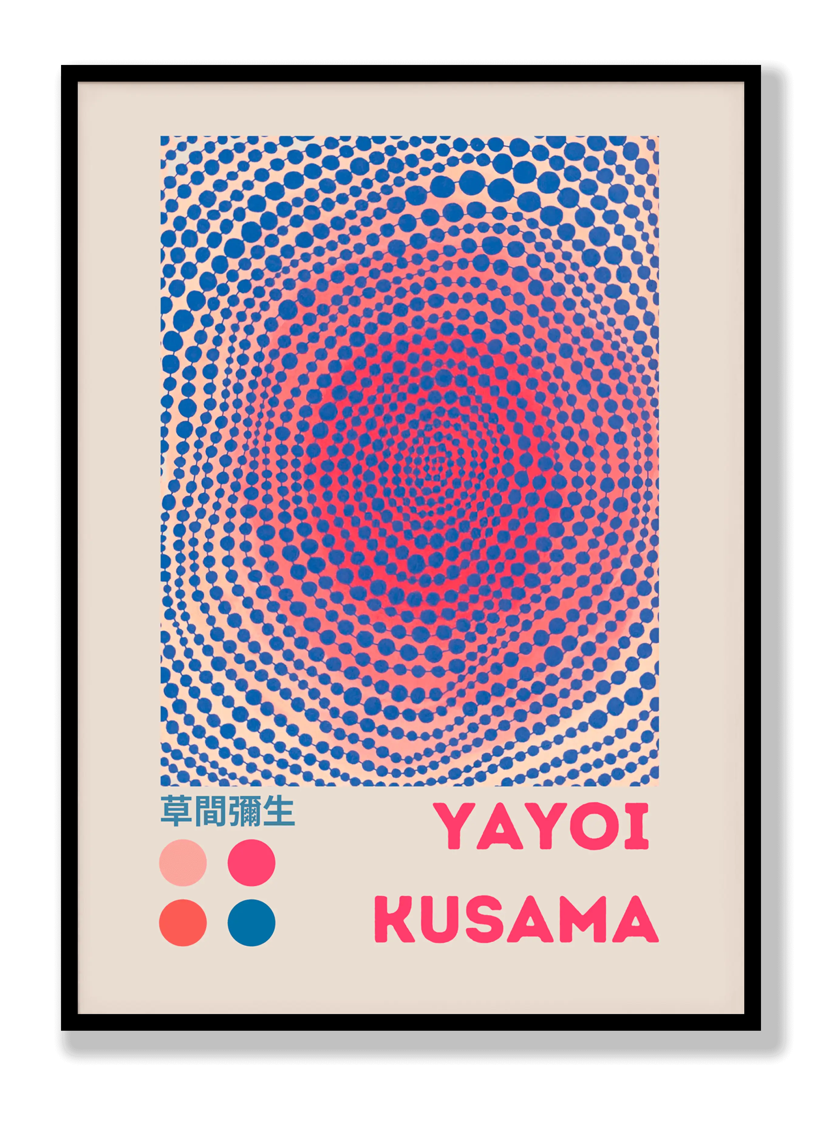 Yayoi Kusama - Morning Sun Poster