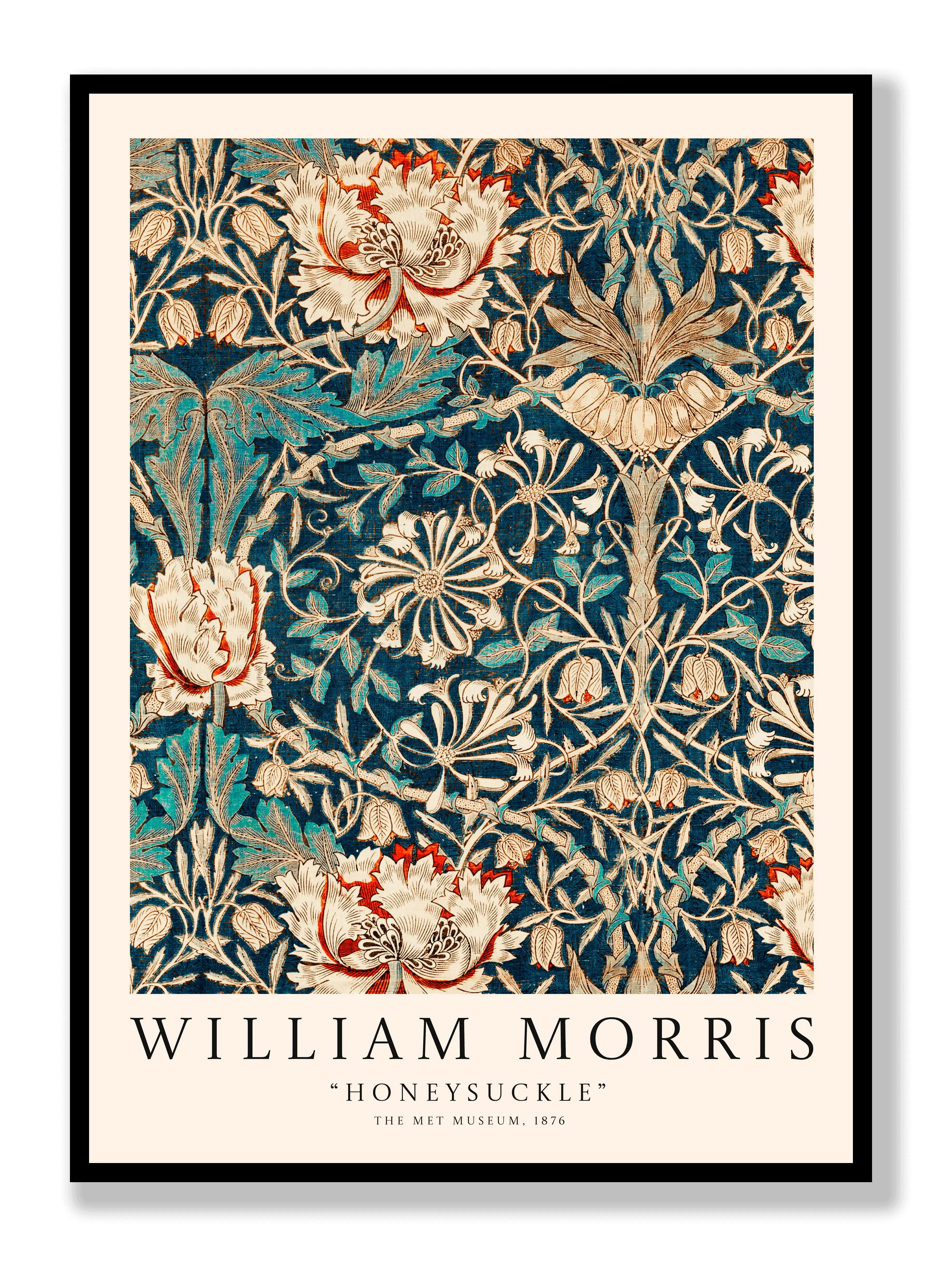 William Morris - Honeysuckle Poster